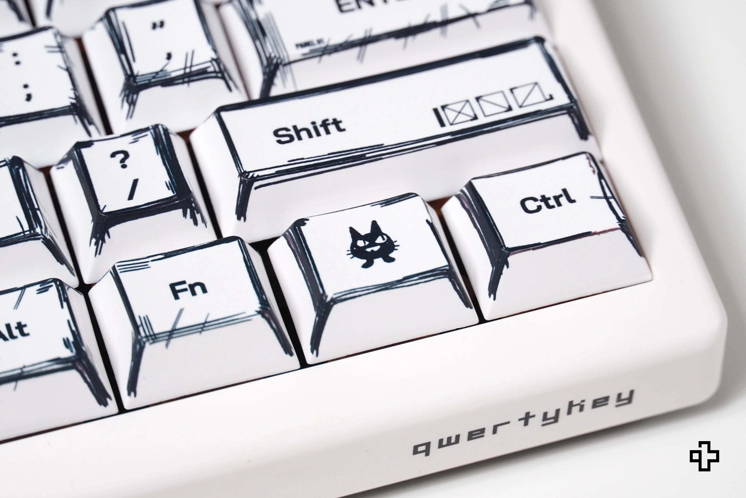 Définir le goût QwertyKey Manga Profil Cerise Matériau PBT