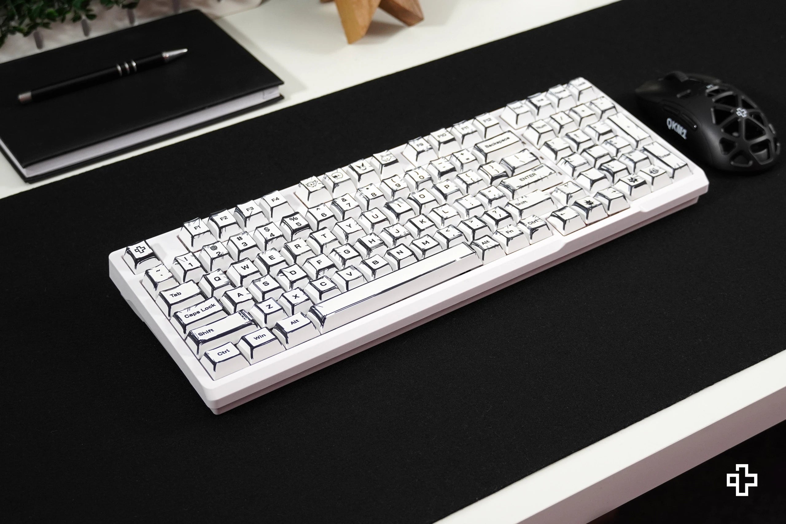 Définir le goût QwertyKey Manga Profil Cerise Matériau PBT