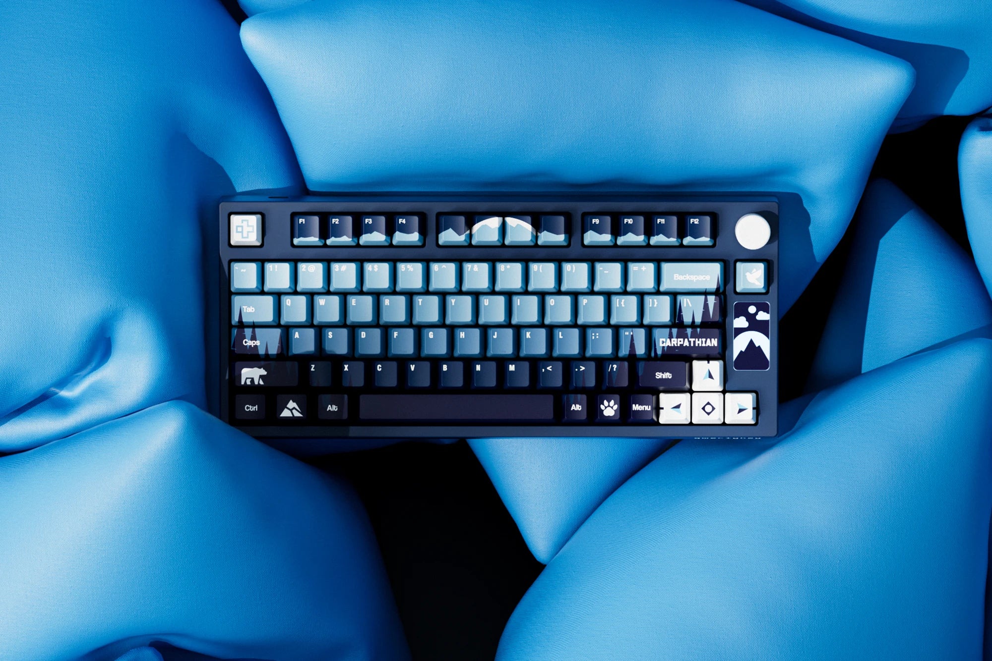 QwertyKey75 Carpathian Bluetooth Wireless Hotswap RGB VIA/QMK Gasket Mounted Механична Игрална Клавиатура