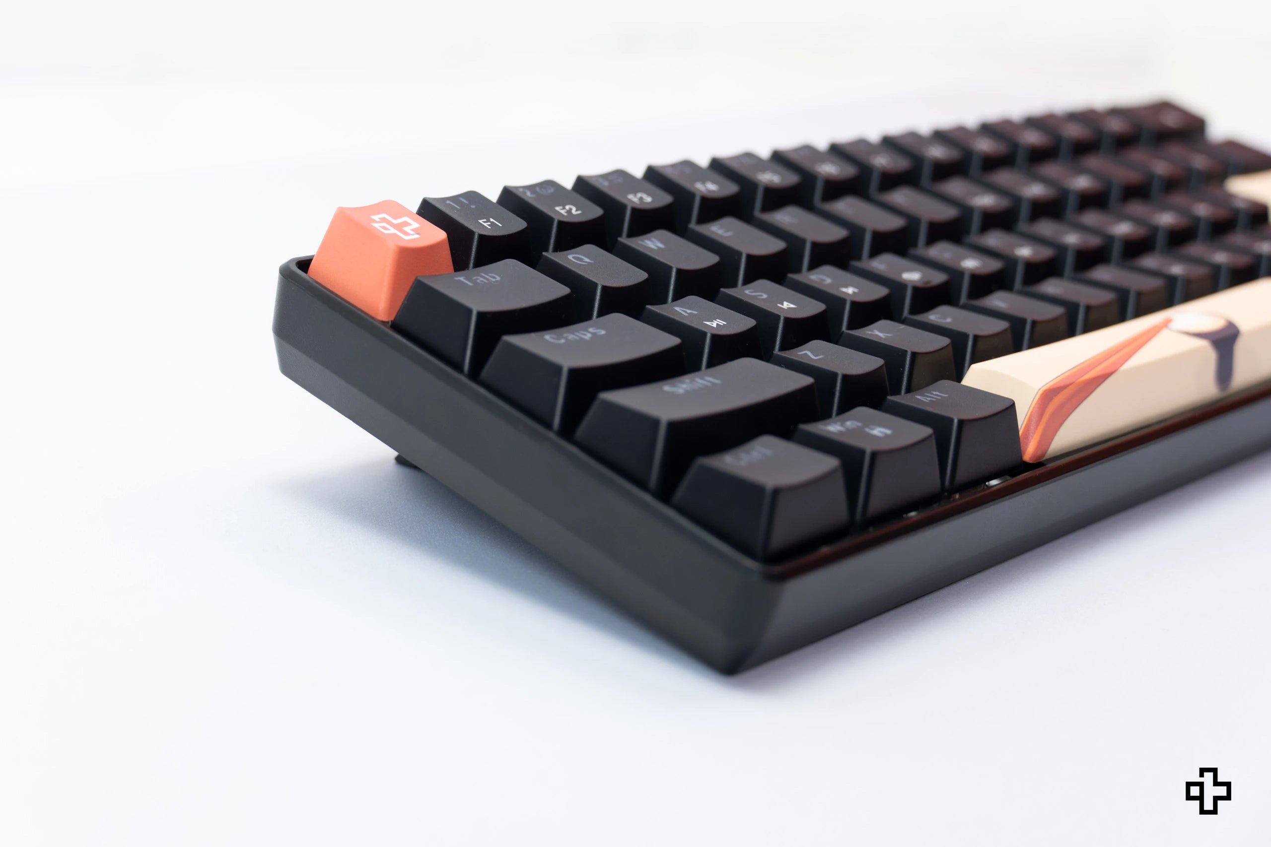 QwertyKey Rice V3 Neagra Hotswap RGB Software Mechanische Gaming-Tastatur
