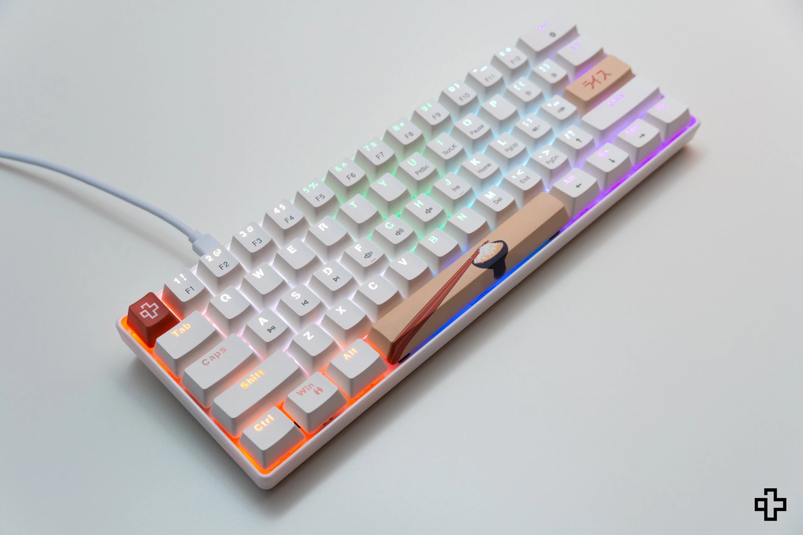 QwertyKey Rice V3 Alba Hotswap RGB Software Mechanische Gaming Tastatur
