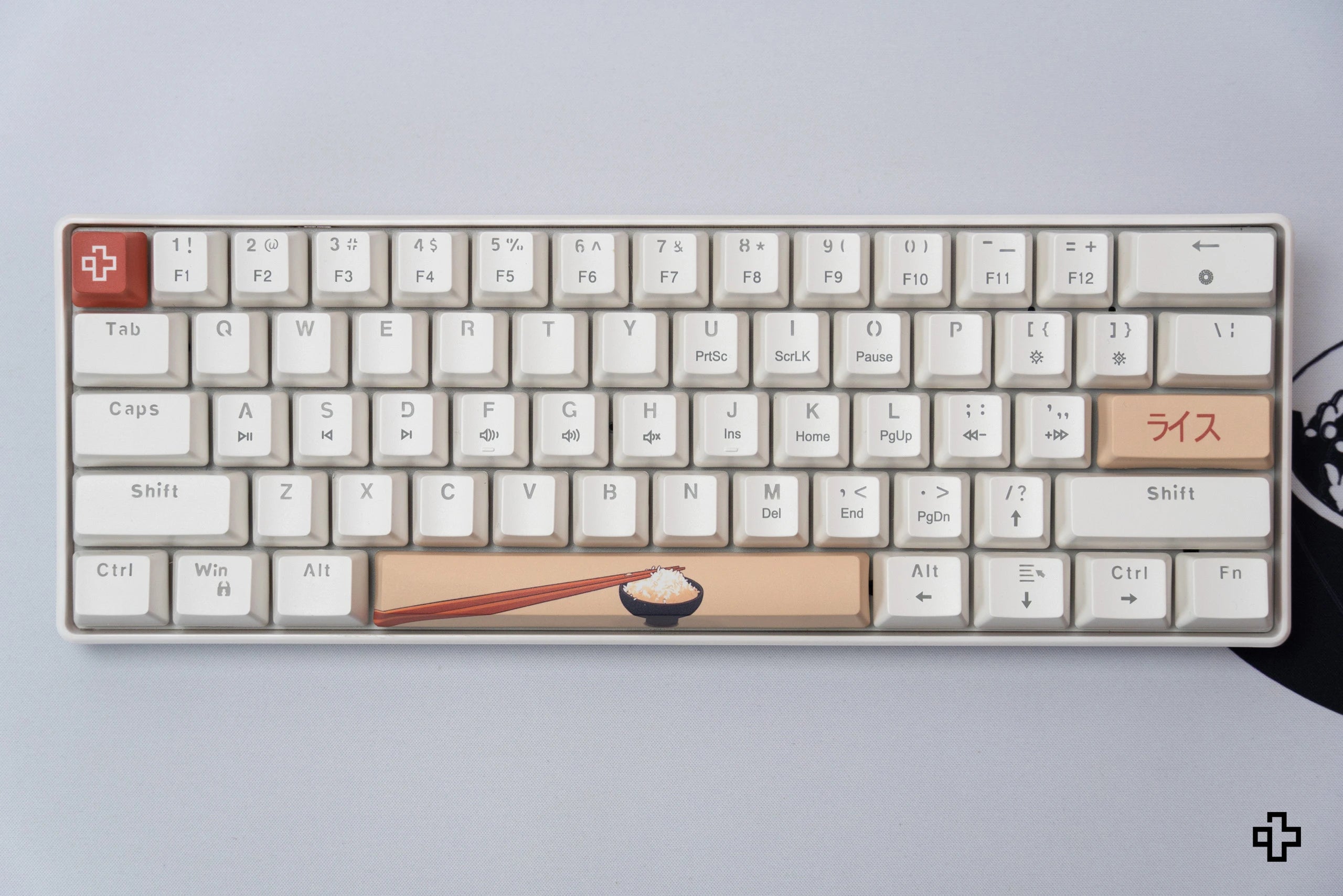 QwertyKey Rice V3 Alba Hotswap RGB Software Mechanische Gaming Tastatur