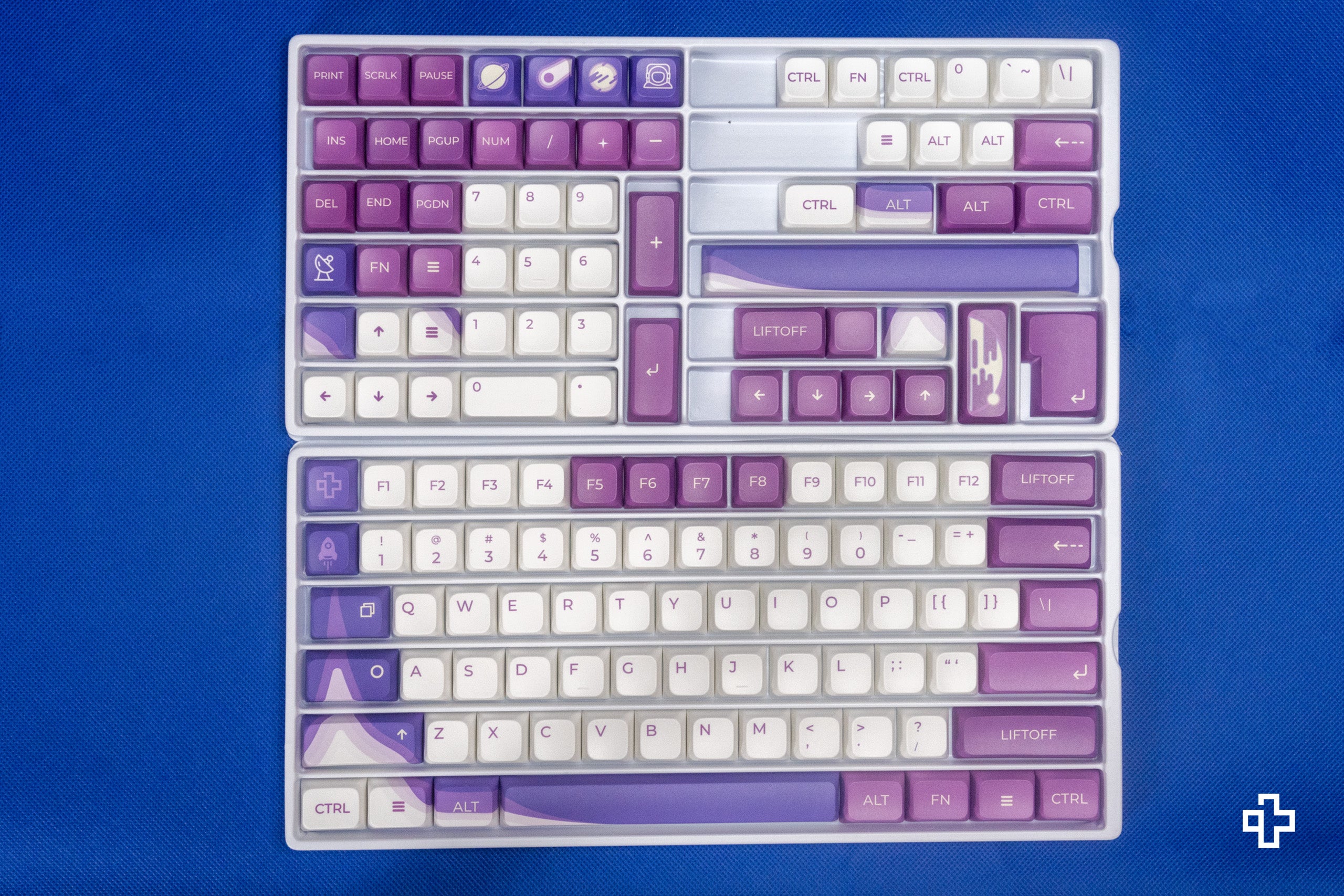 Définir le goût QwertyKey LiftOff Profil XDA Matériau PBT