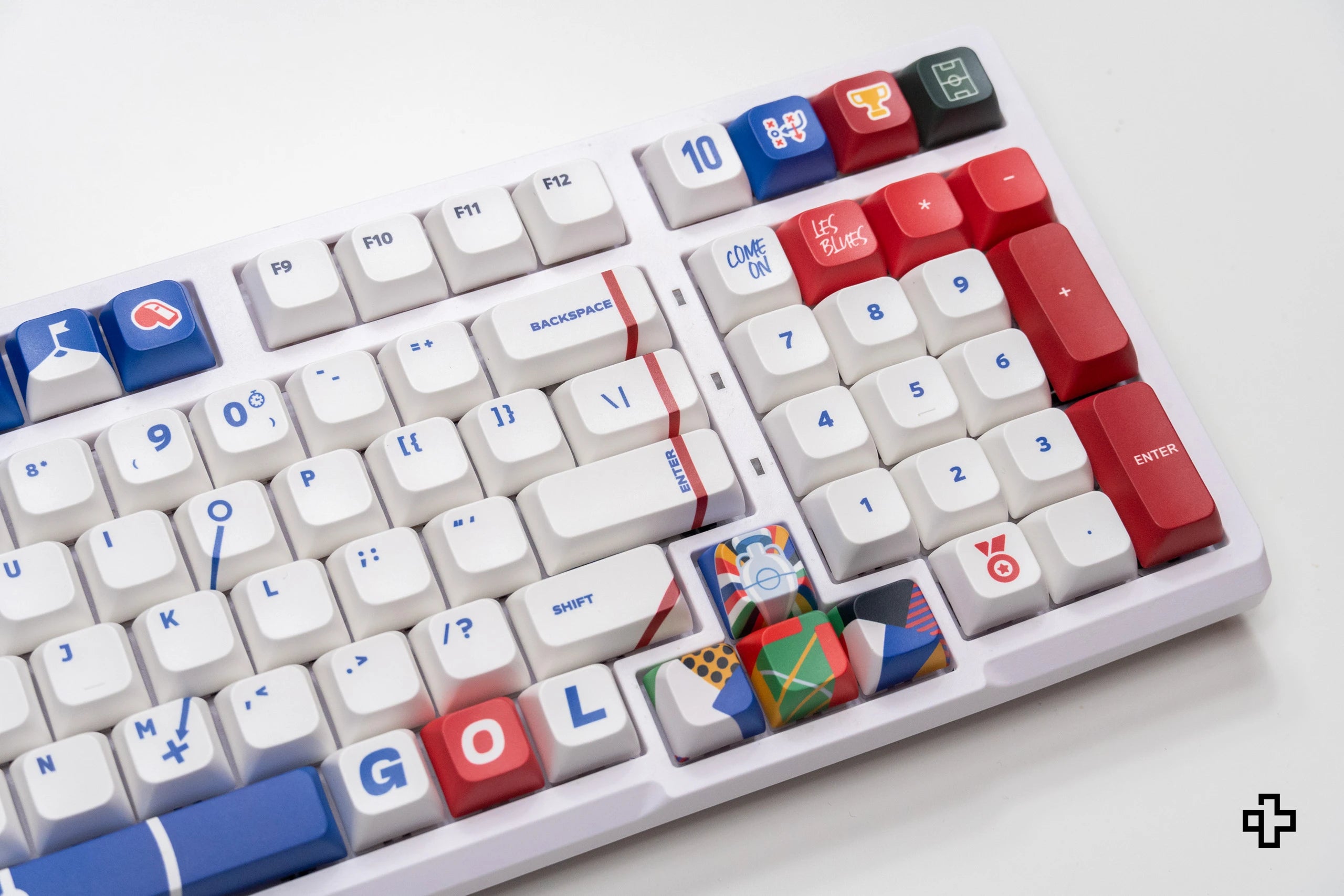 Set goût QwertyKey Euro 2024 Anglia Profil XDA Matériau PBT