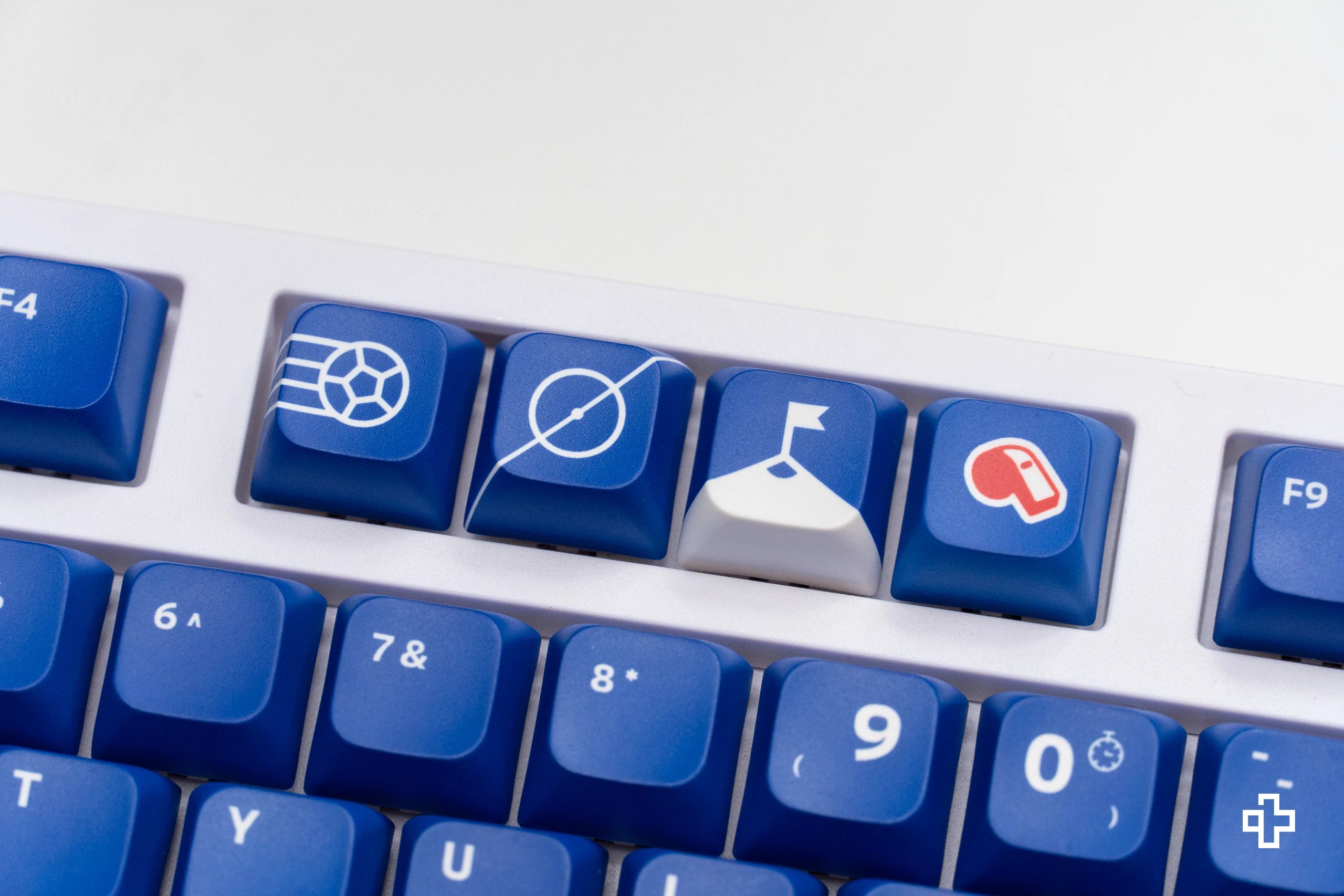 Set goût QwertyKey Euro 2024 Franta Profil XDA Matériau PBT