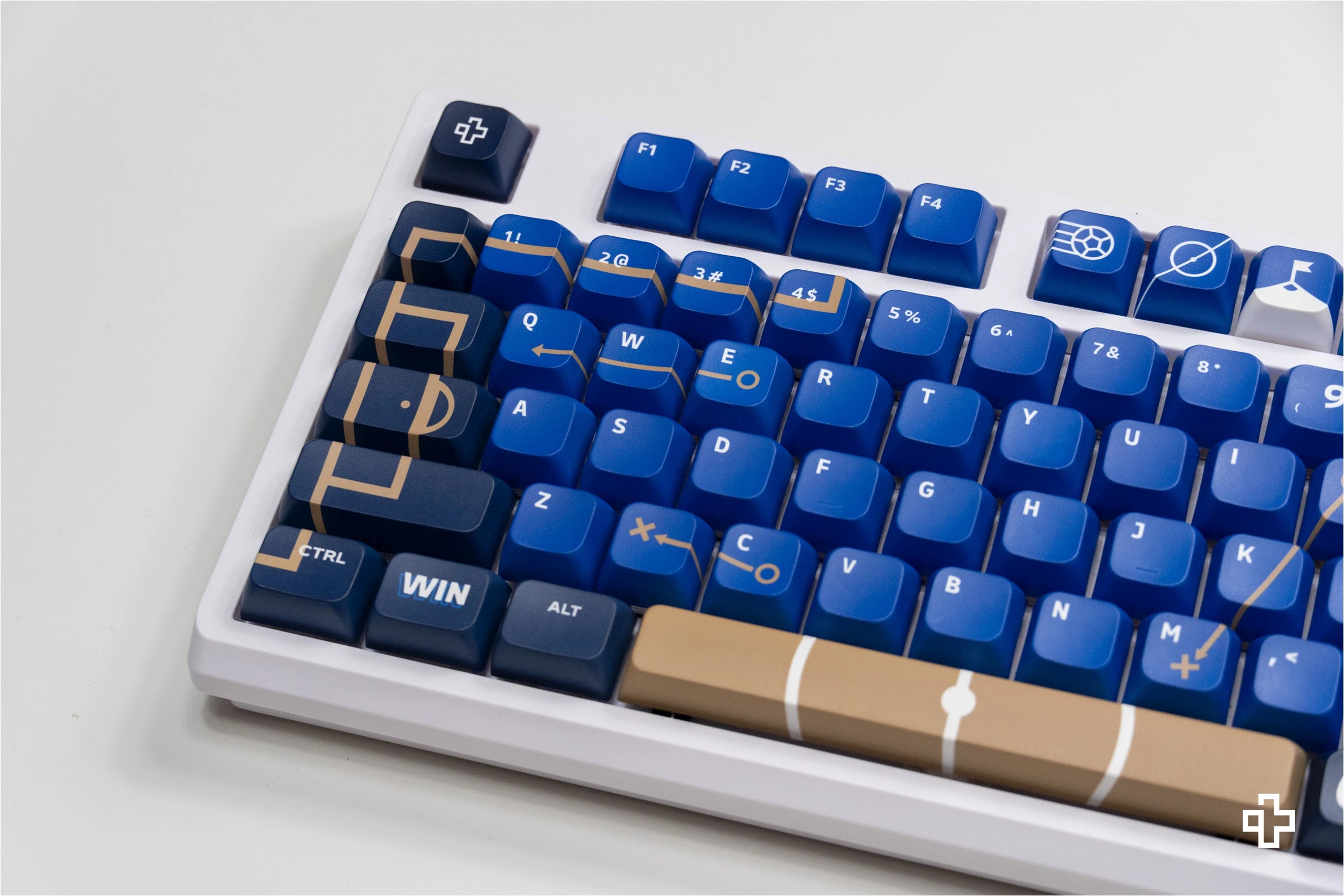 Set goût QwertyKey Euro 2024 Franta Profil XDA Matériau PBT