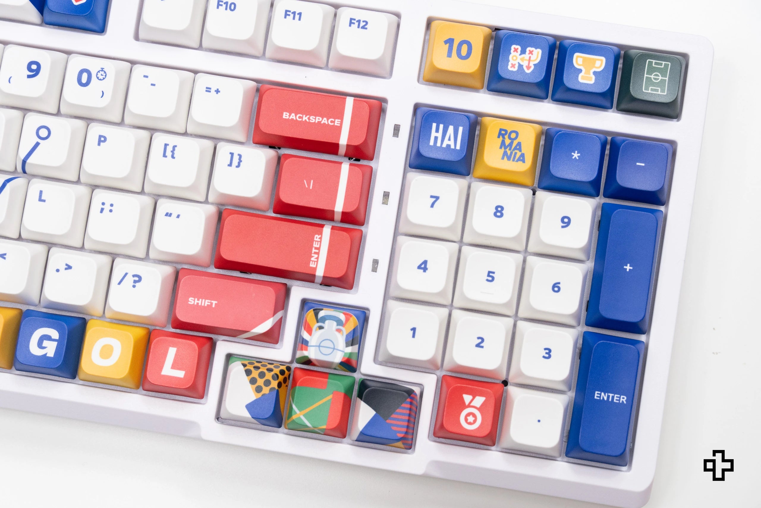 Establecer sabor QwertyKey Euro 2024 Rumania Perfil XDA Material PBT