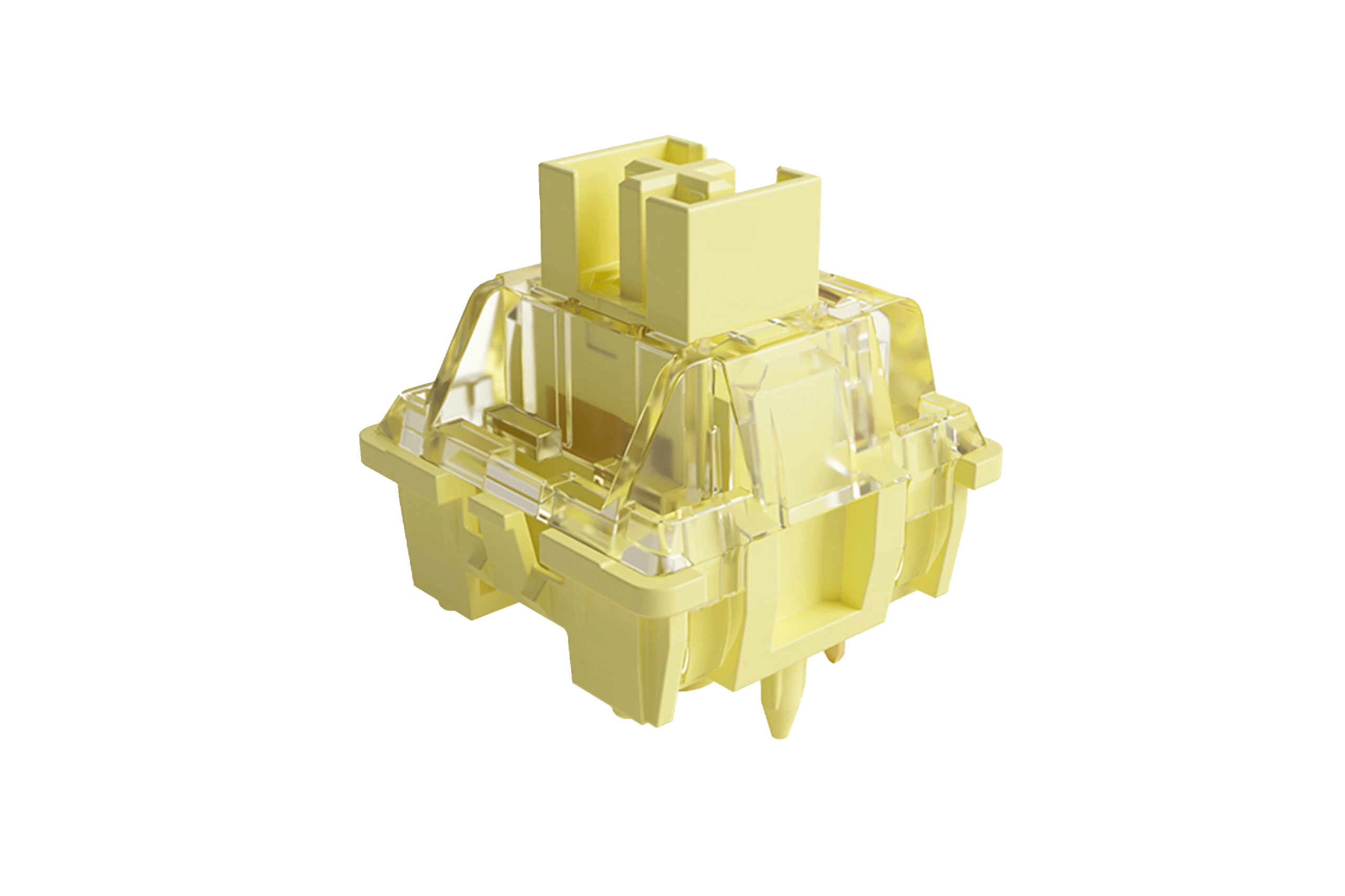 45 Stück Cream Yellow Pro Switches Akko