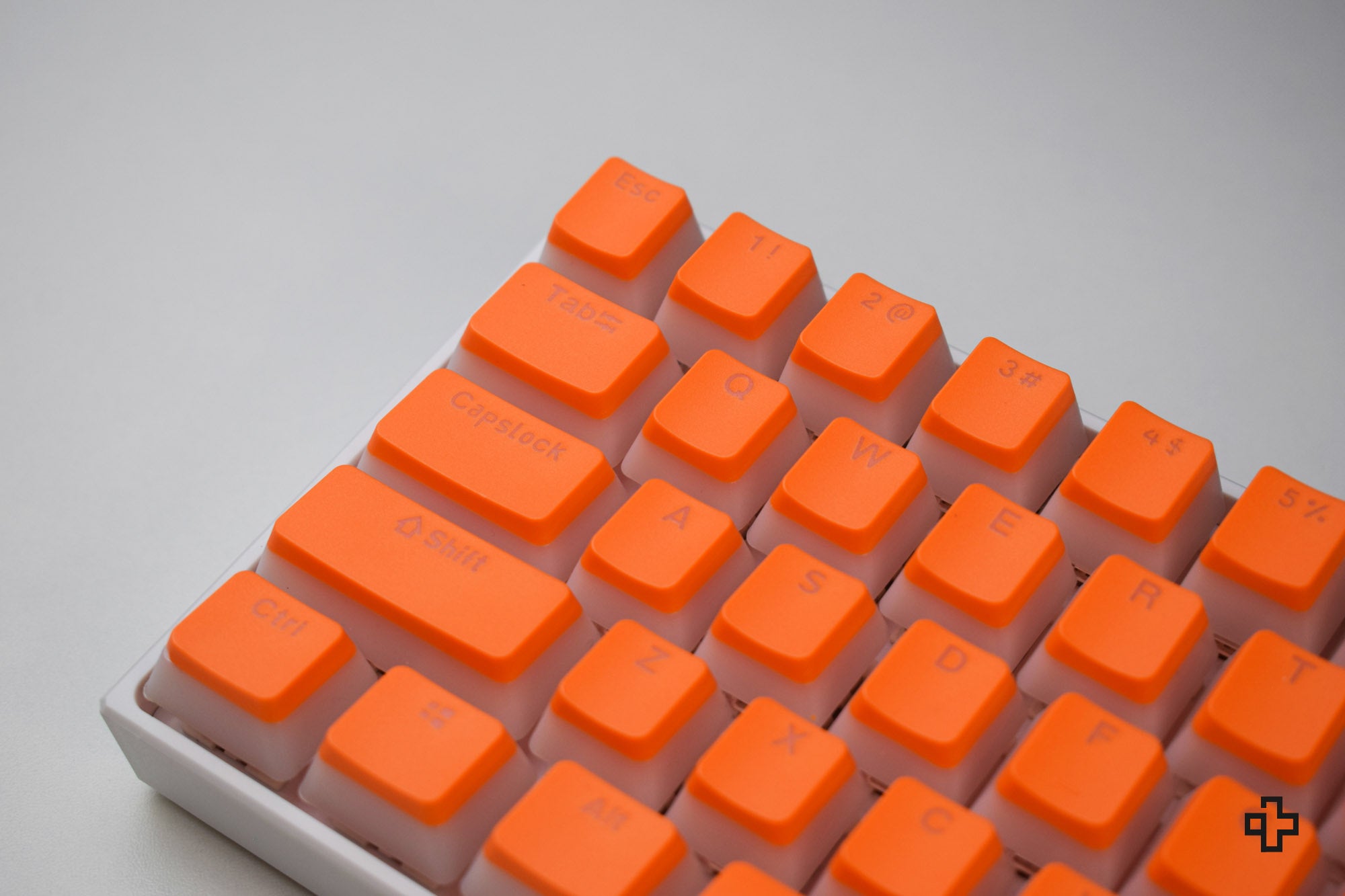 Set Taste Orange Pudding Profil OEM Material PBT Double Shot - QwertyKey