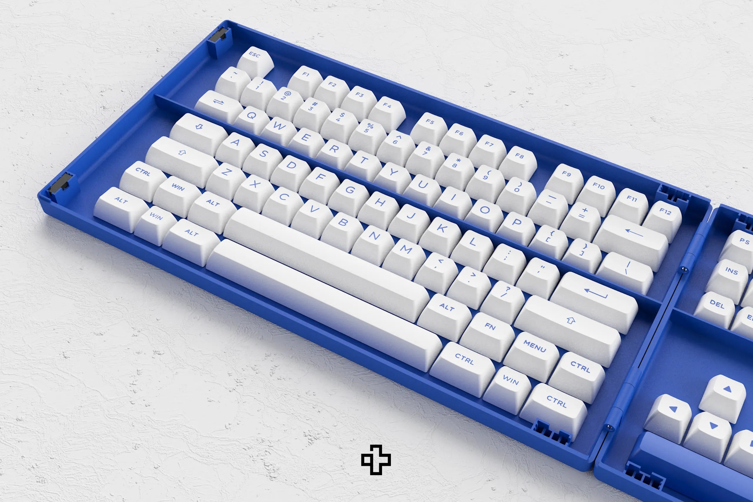 Set Taste Blue On White Akko PBT Double Shot Profile ASA
