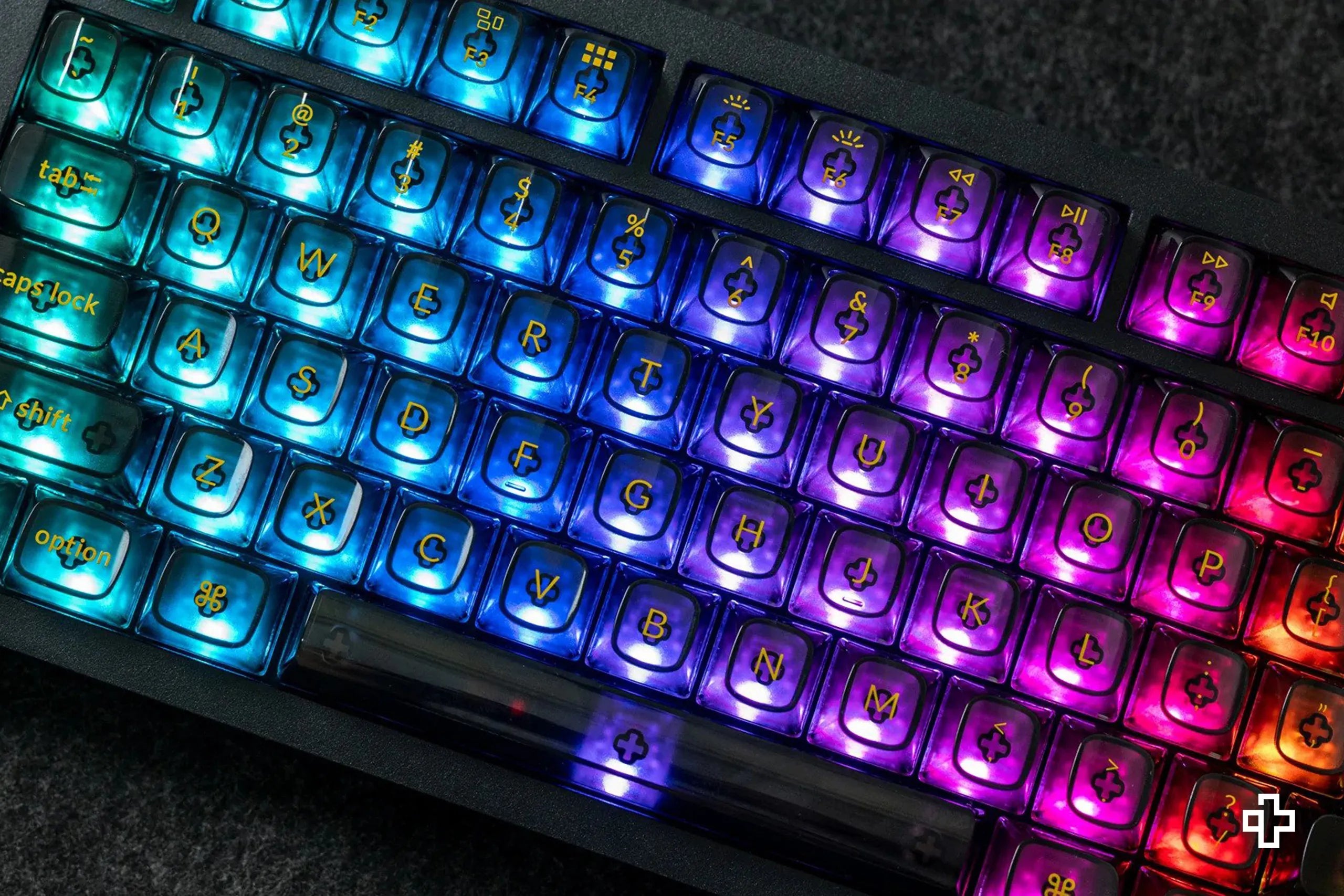 Keychron OSA Black Transparent Keyset