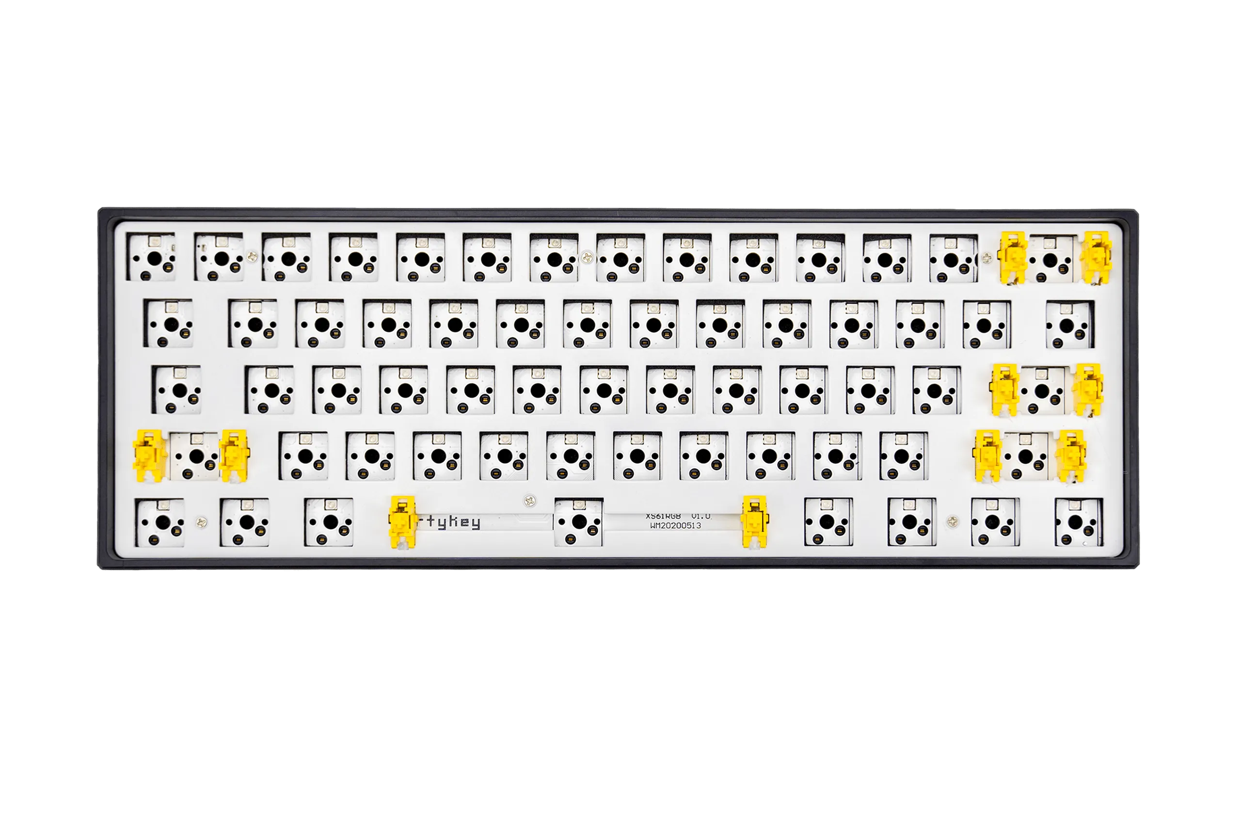 Kit QwertyKey Schwarz 61 Mechanische Gaming-Tastatur