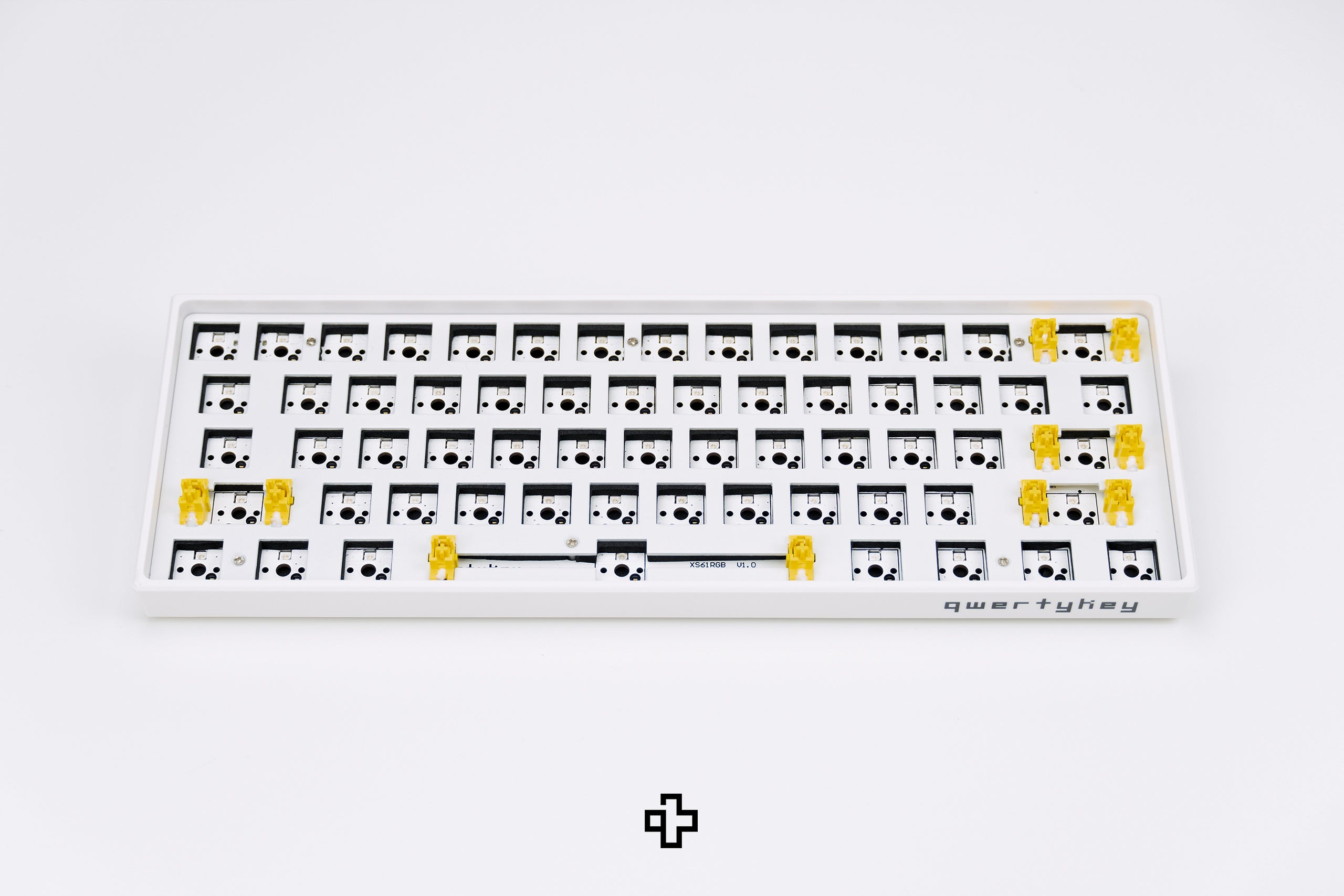 Kit QwertyKey Weiß 61 Mechanische Gaming-Tastatur