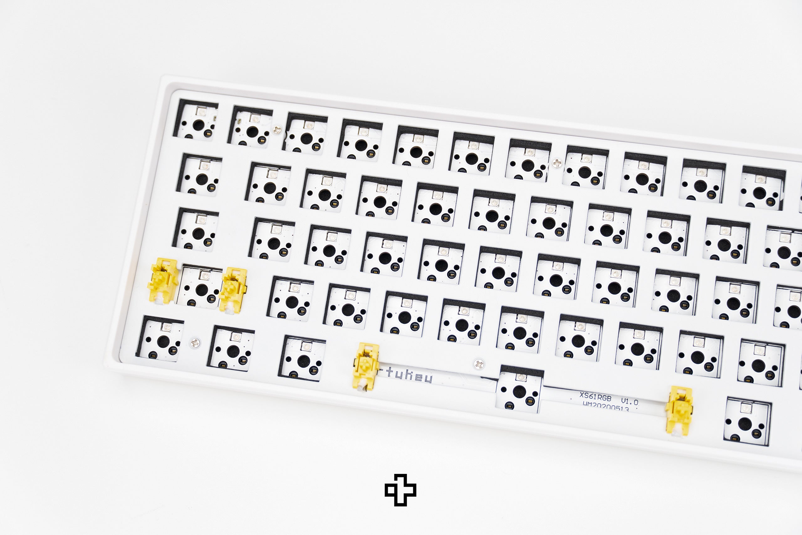 Kit QwertyKey Weiß 61 Mechanische Gaming-Tastatur