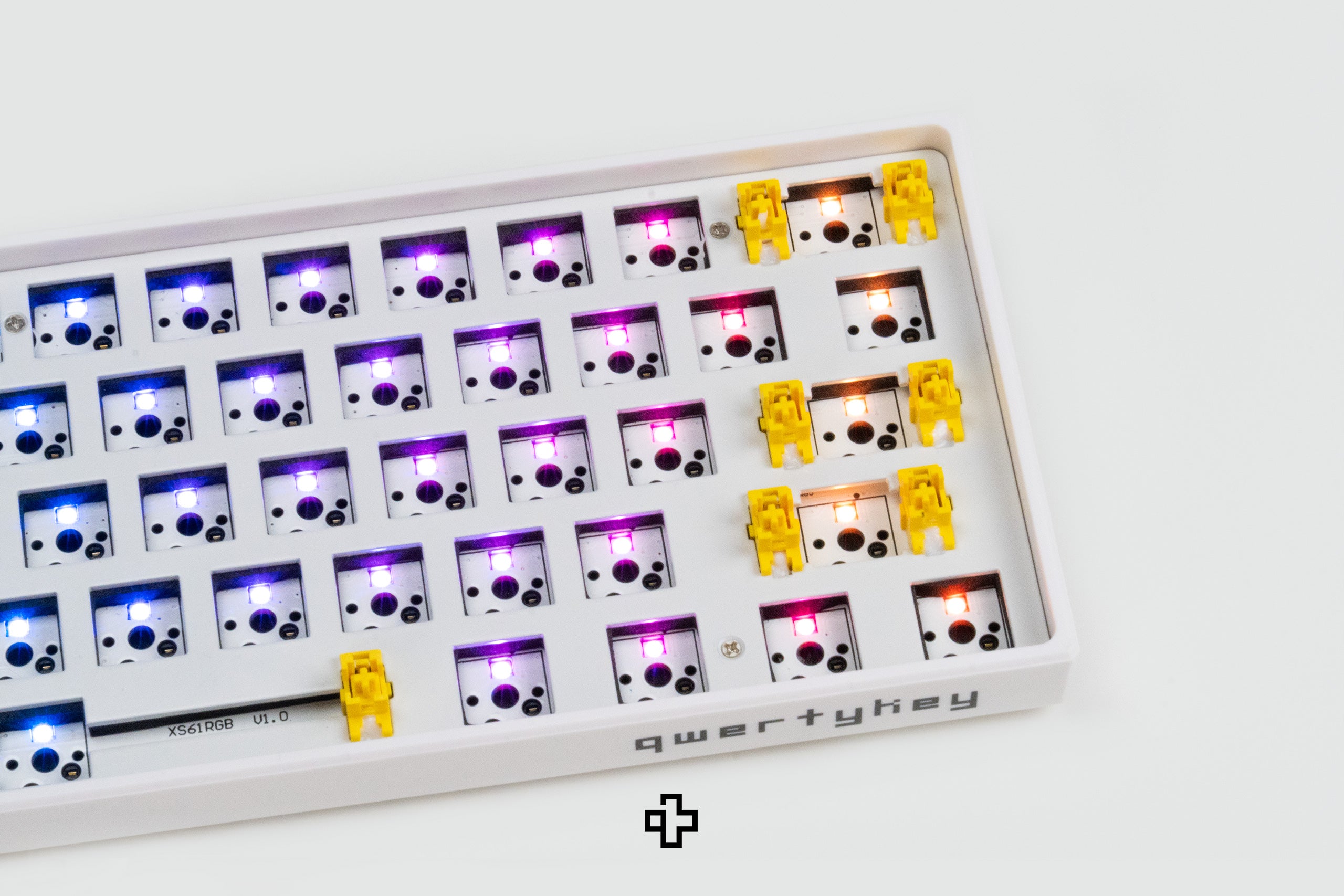 Kit QwertyKey Weiß 61 Mechanische Gaming-Tastatur
