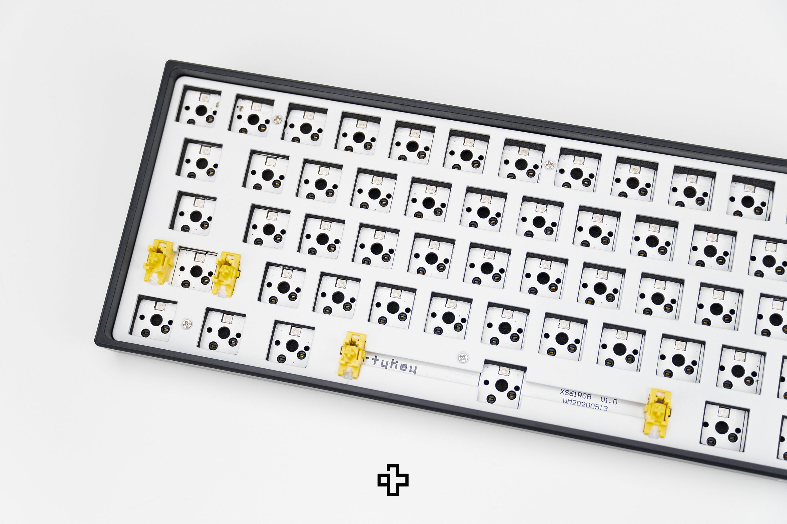 Kit QwertyKey Schwarz 61 Mechanische Gaming-Tastatur