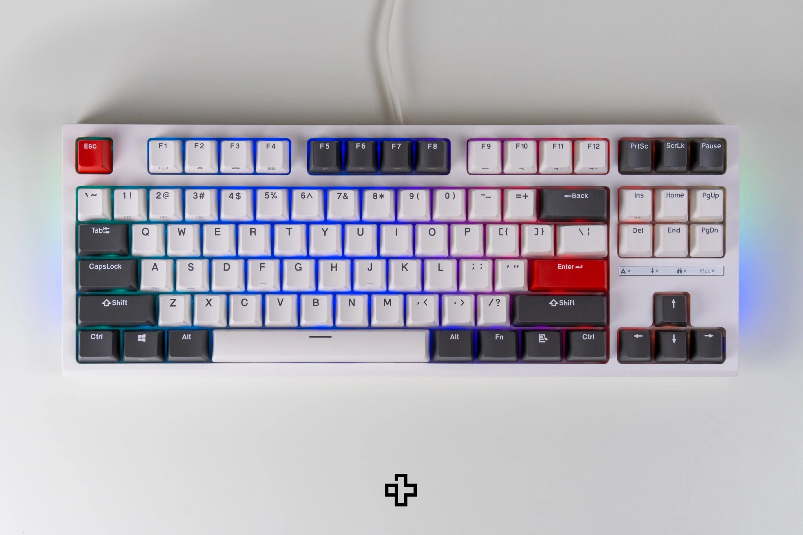 Royal Kludge R87 White Hotswap RGB Mechanical Gaming Keyboard