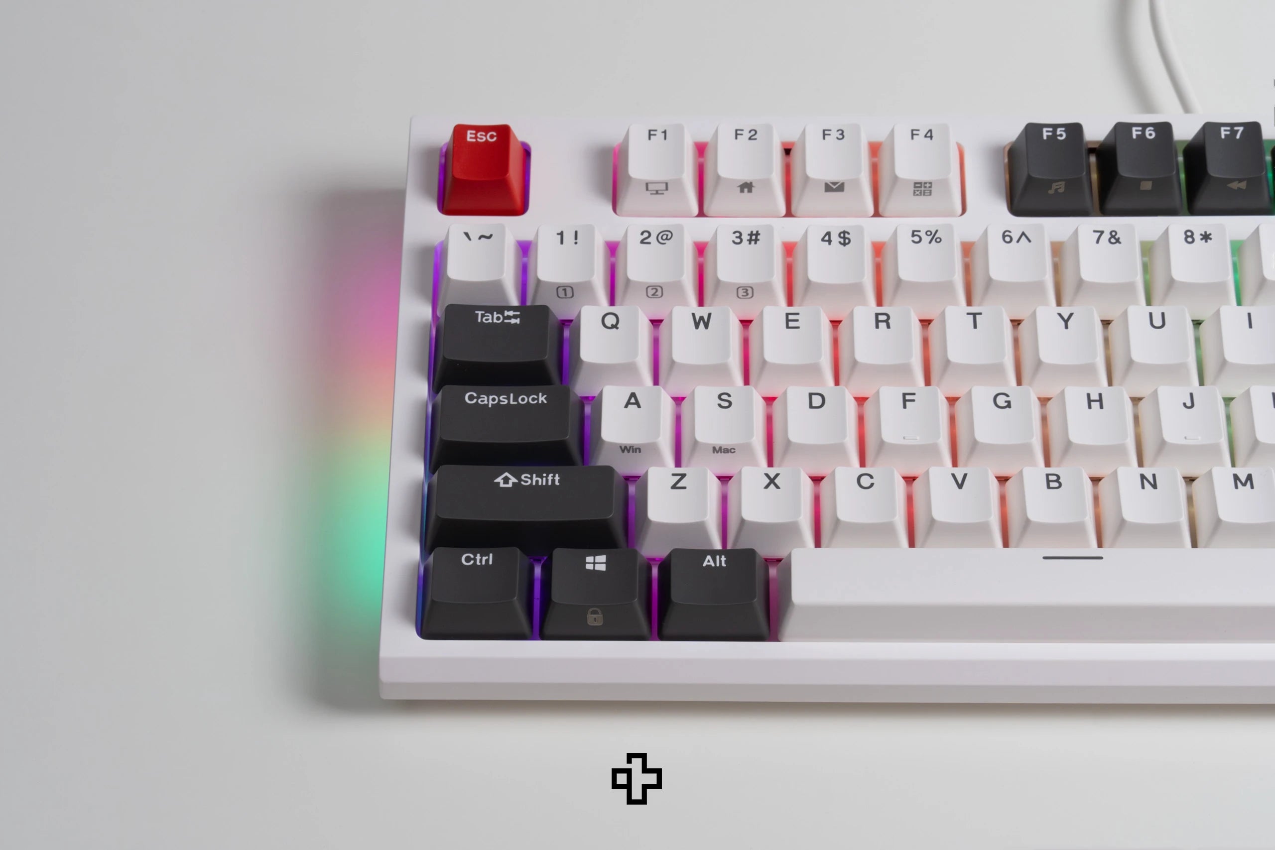 Royal Kludge R87 White Hotswap RGB Mechanical Gaming Keyboard