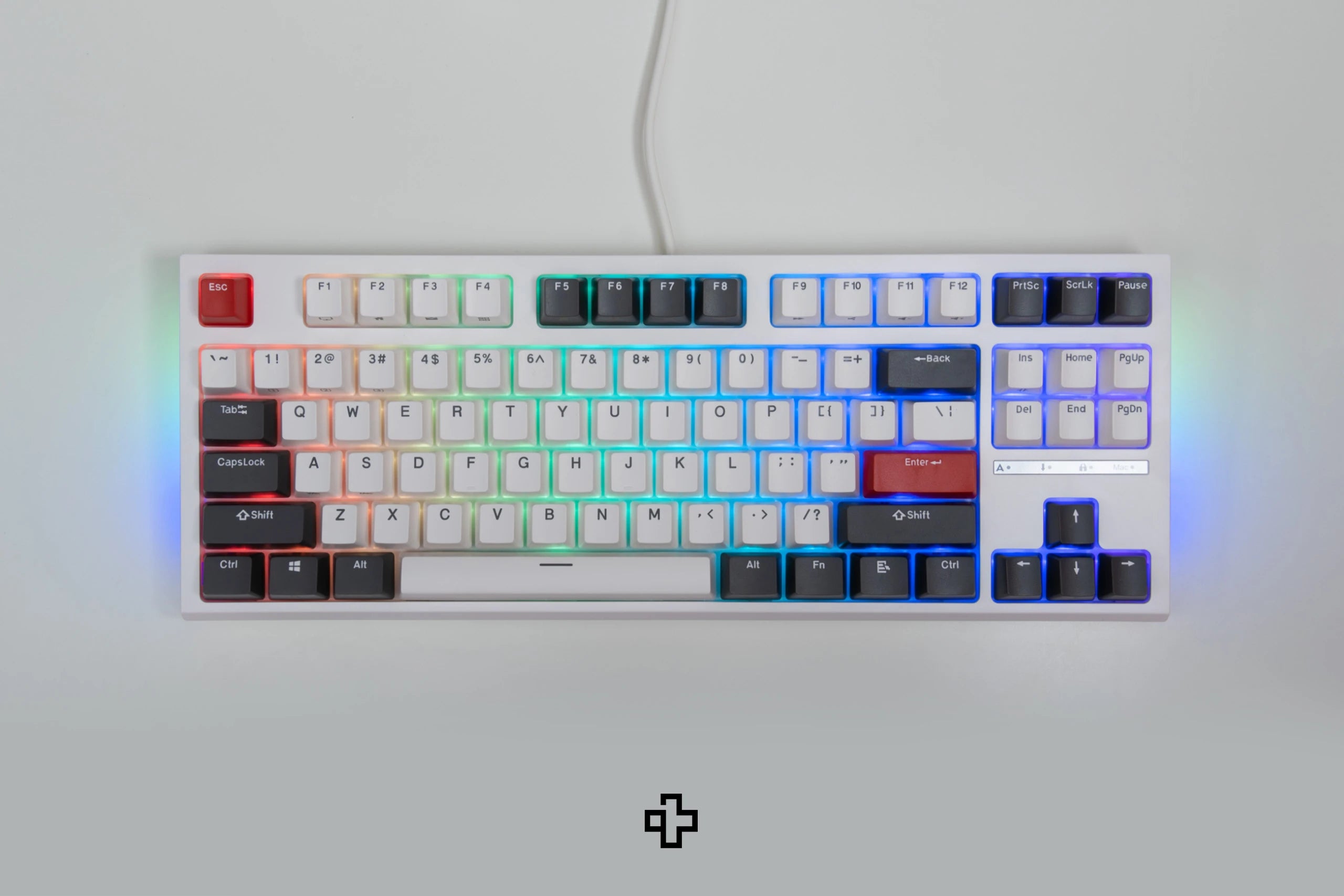 Royal Kludge R87 White Hotswap RGB Mechanical Gaming Keyboard