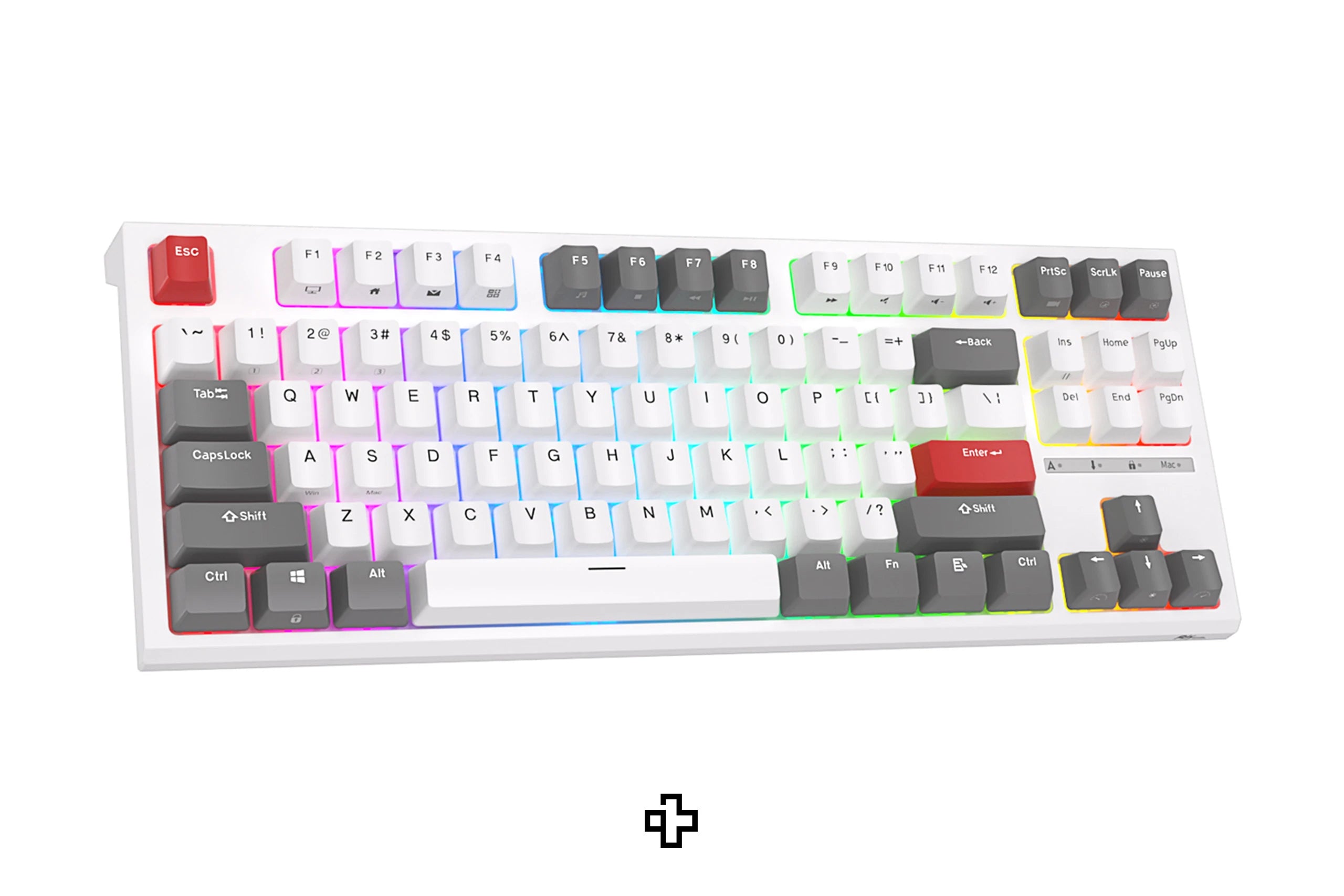 Royal Kludge R87 White Hotswap RGB Mechanical Gaming Keyboard