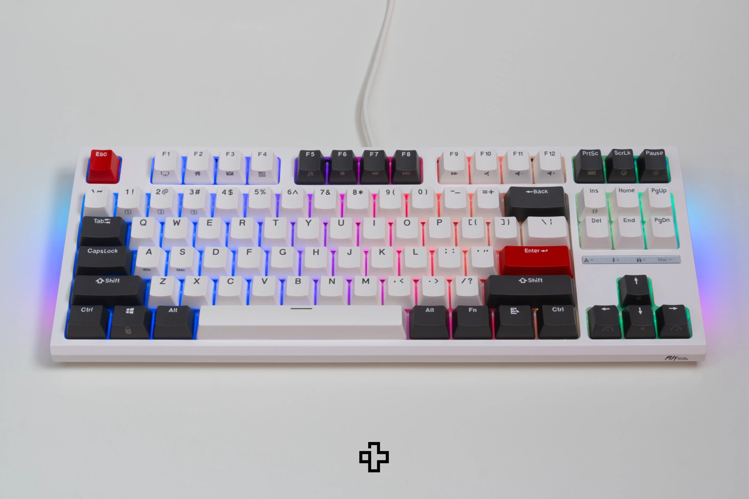 Royal Kludge R87 White Hotswap RGB Mechanical Gaming Keyboard