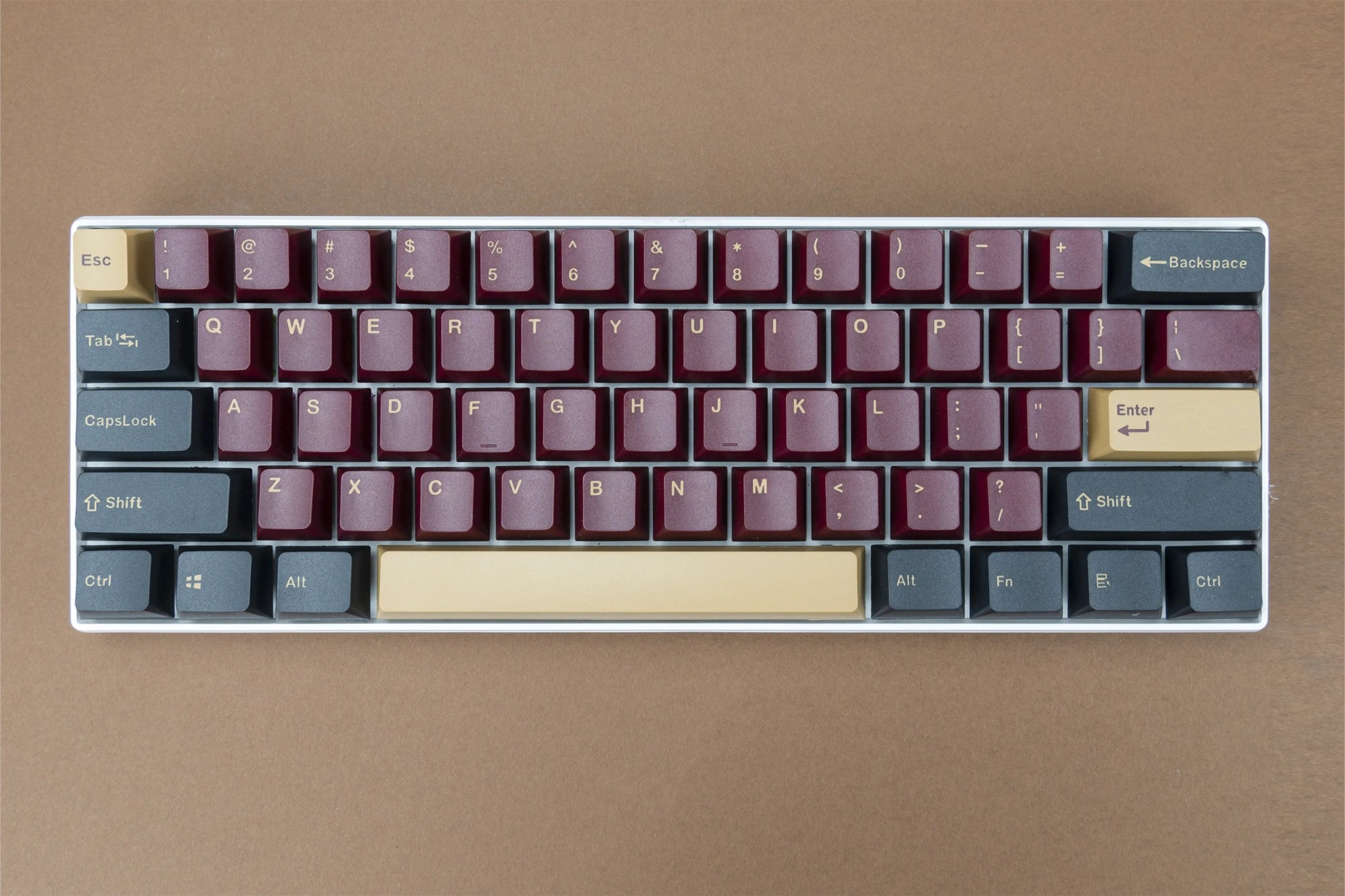 Définir le goût QwertyKey Sangria PBT Double Shot Profil OEM
