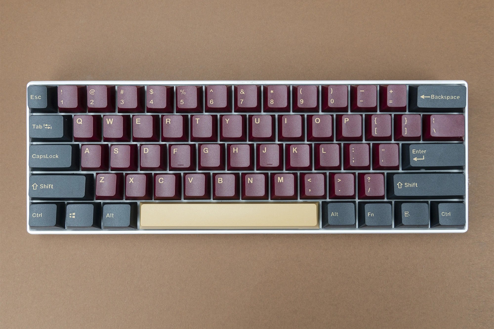 Définir le goût QwertyKey Sangria PBT Double Shot Profil OEM