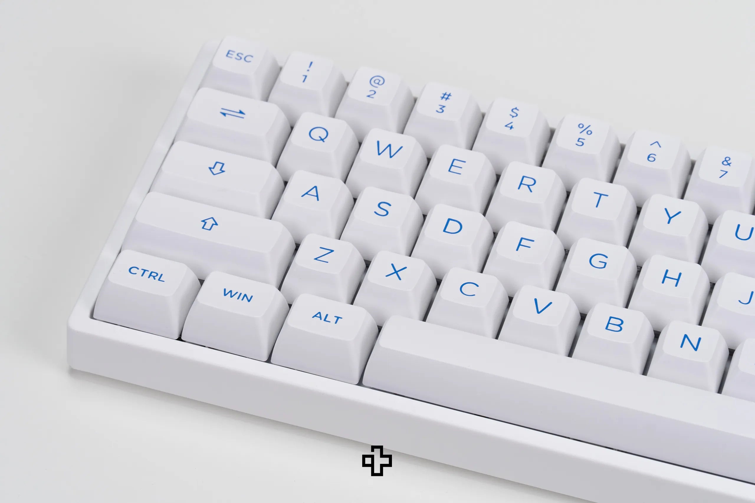 Set Taste Blue On White Akko PBT Double Shot Profile ASA