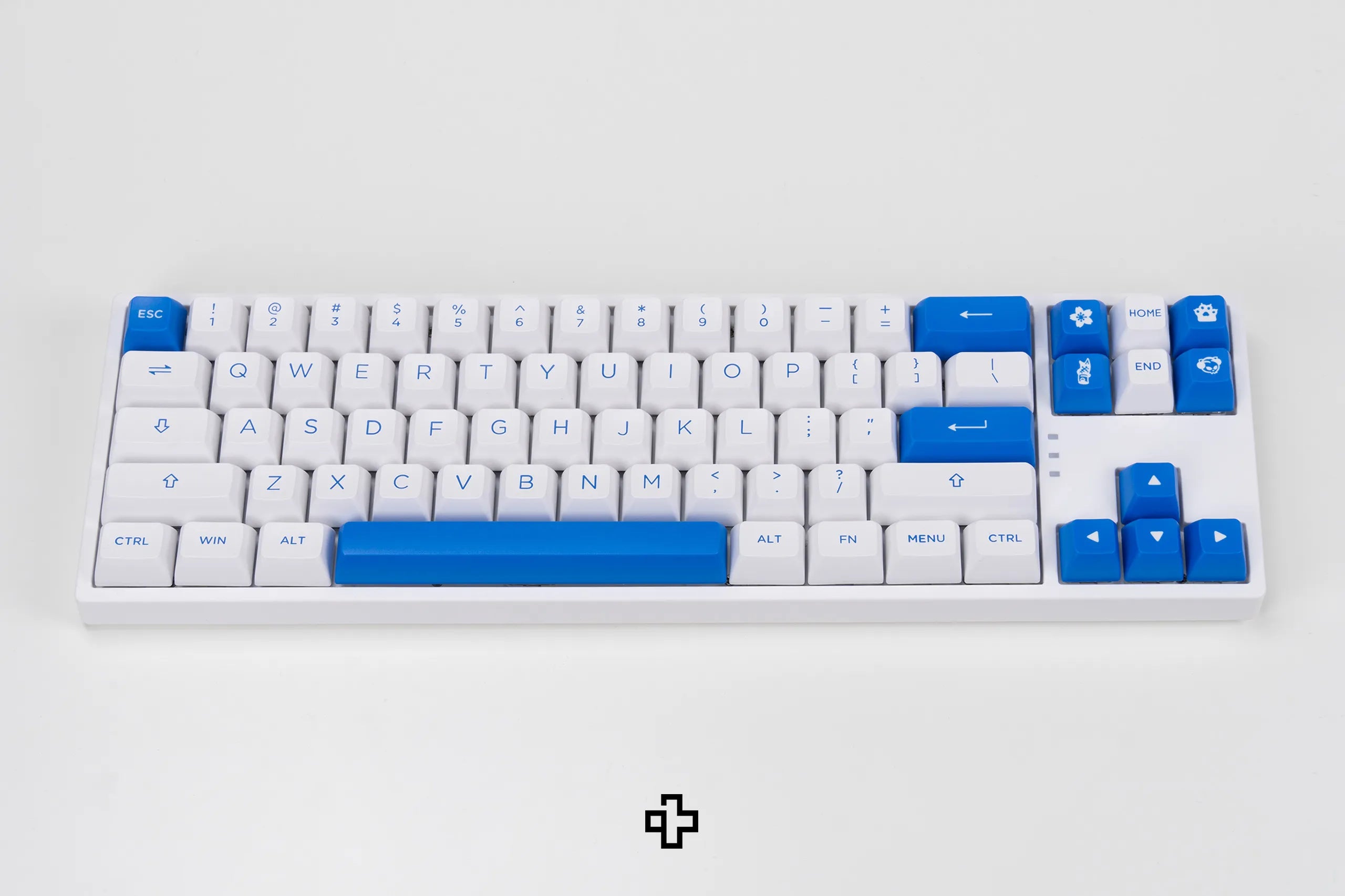 Set Taste Blue On White Akko PBT Double Shot Profile ASA