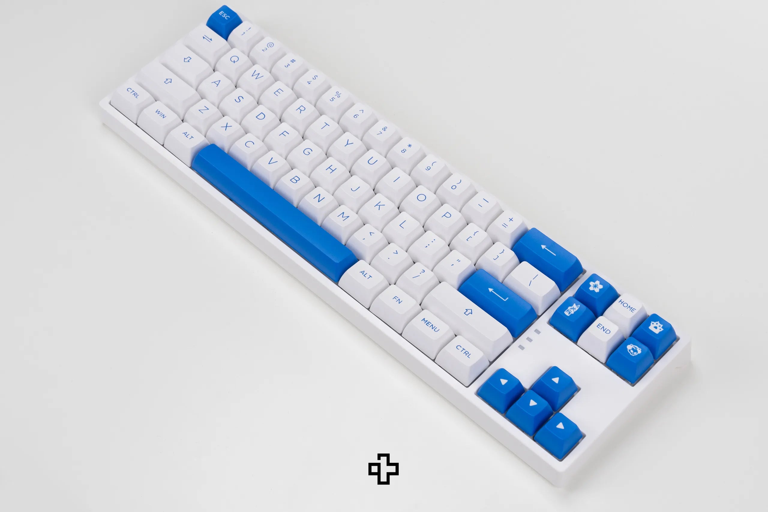 Set Taste Blue On White Akko PBT Double Shot Profile ASA