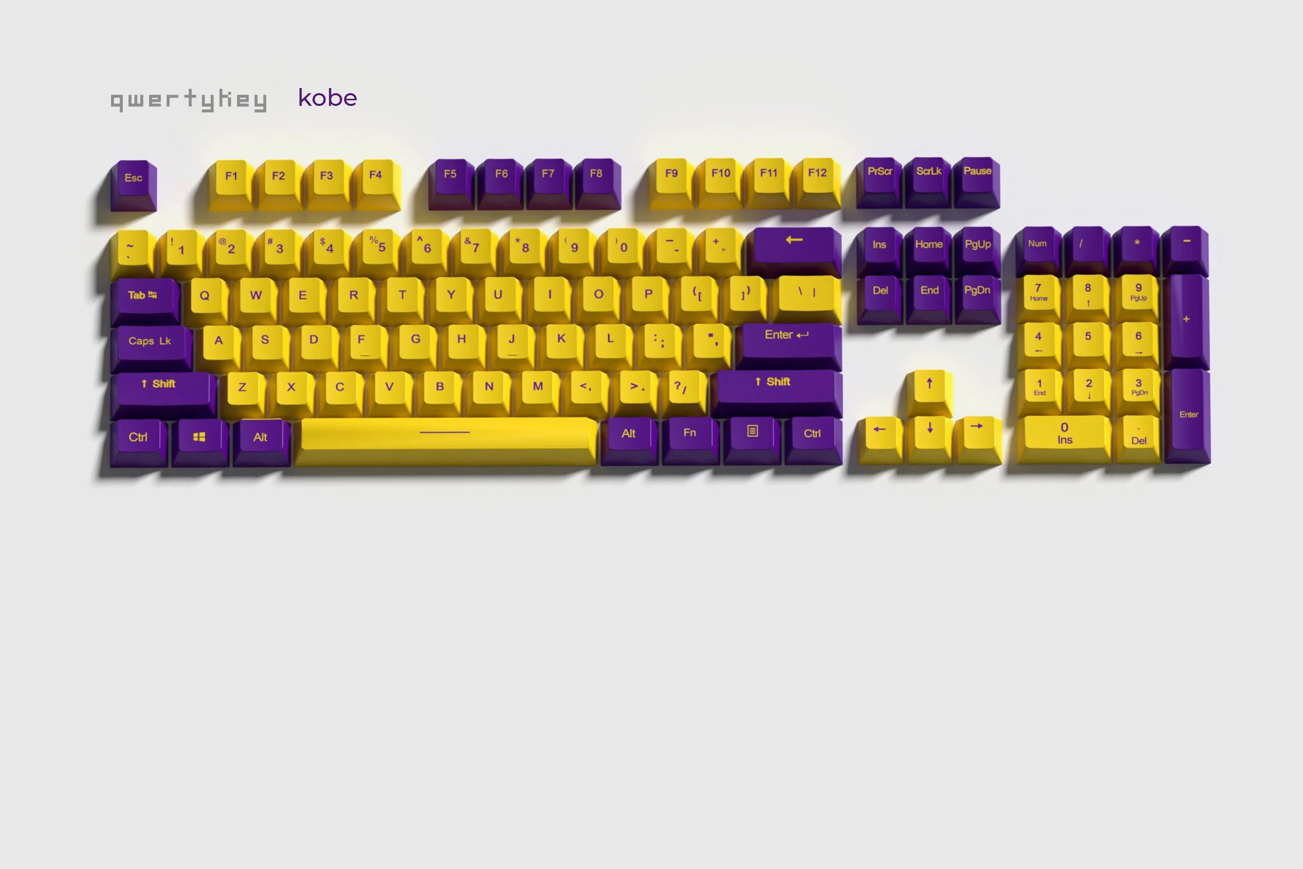 Set Taste QWERTY Kobe Bryant Profil OEM Matériau PBT – double tir