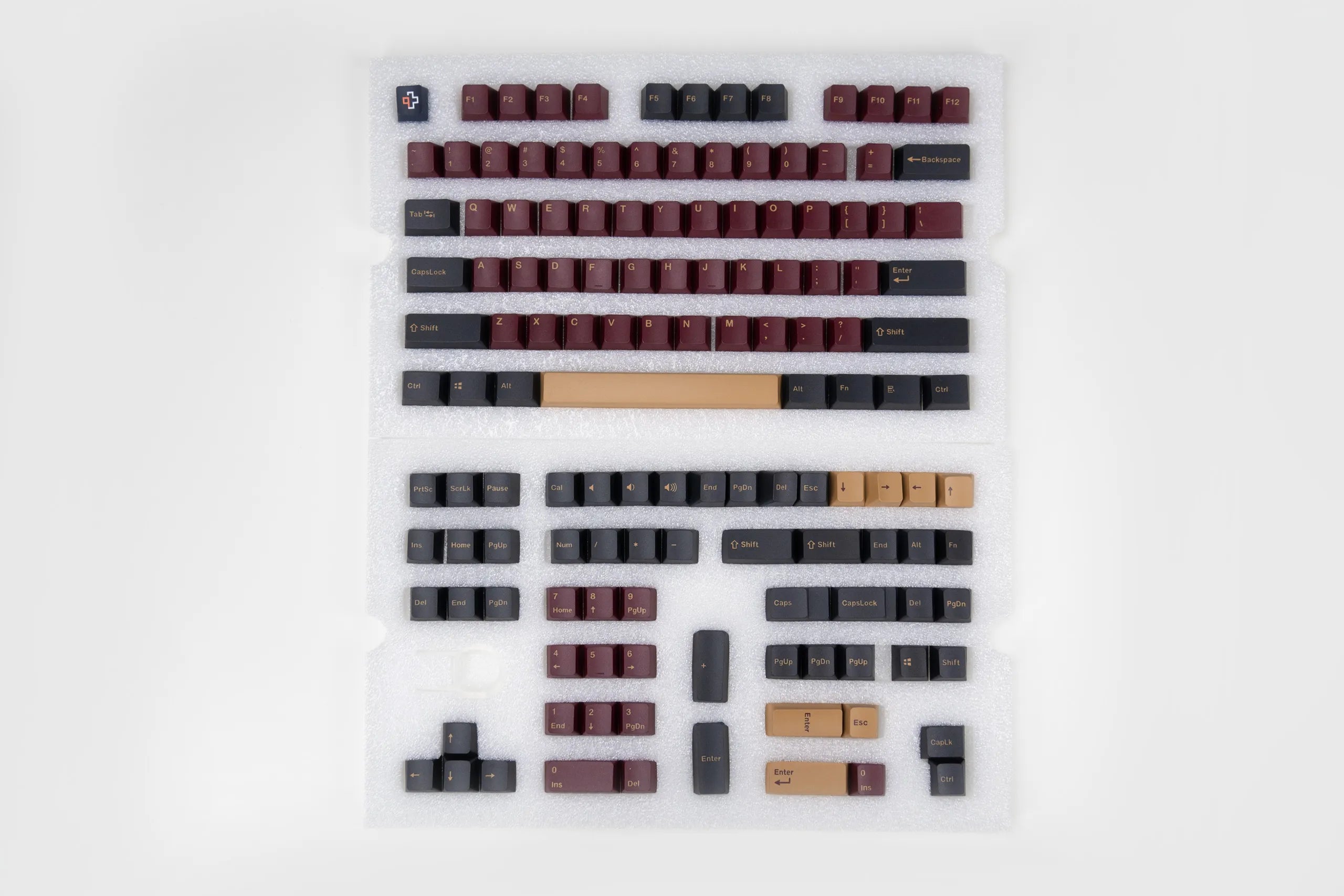 Définir le goût QwertyKey Sangria PBT Double Shot Profil OEM