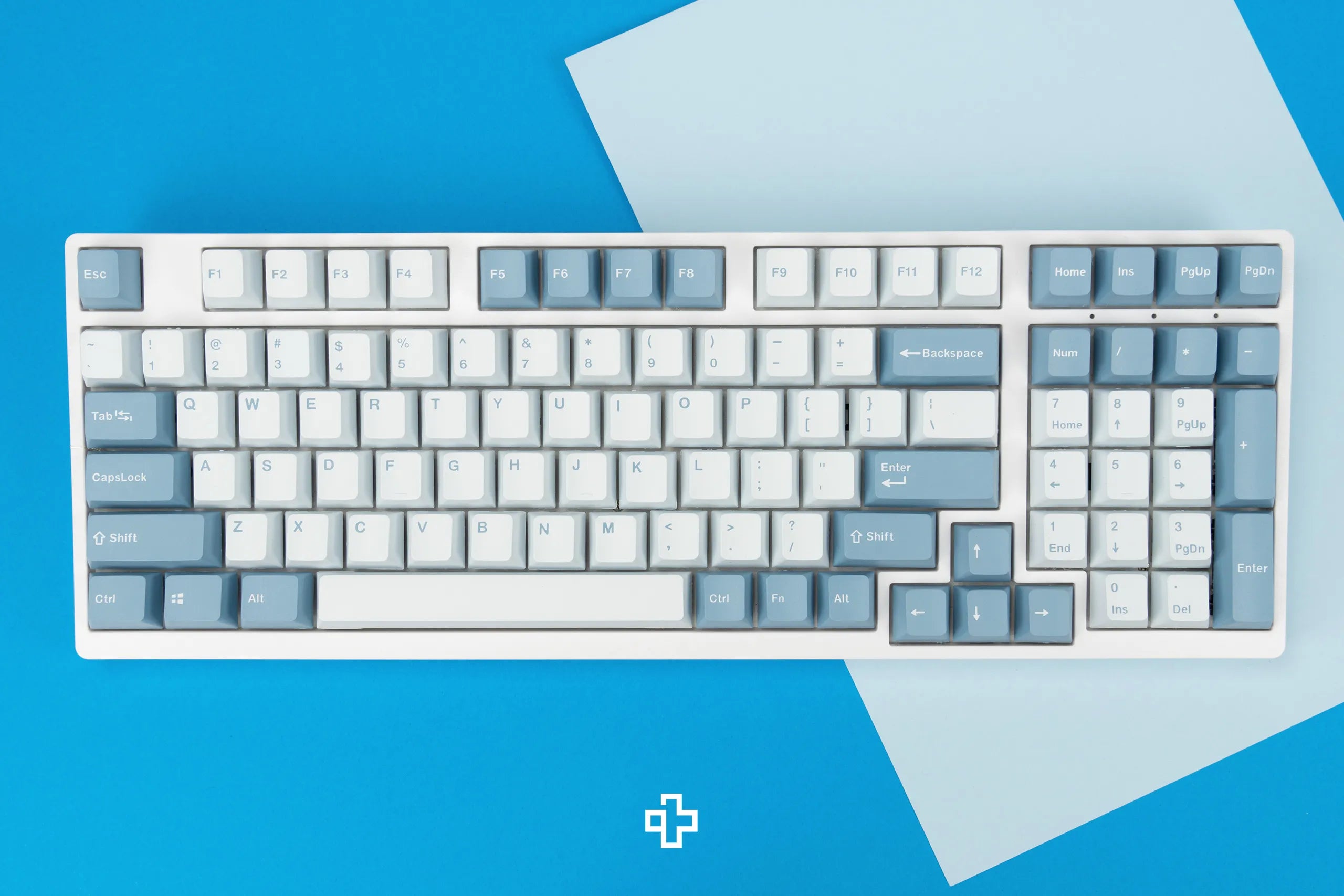 Set smak QwertyKey Iceberg PBT Double Shot Profil OEM