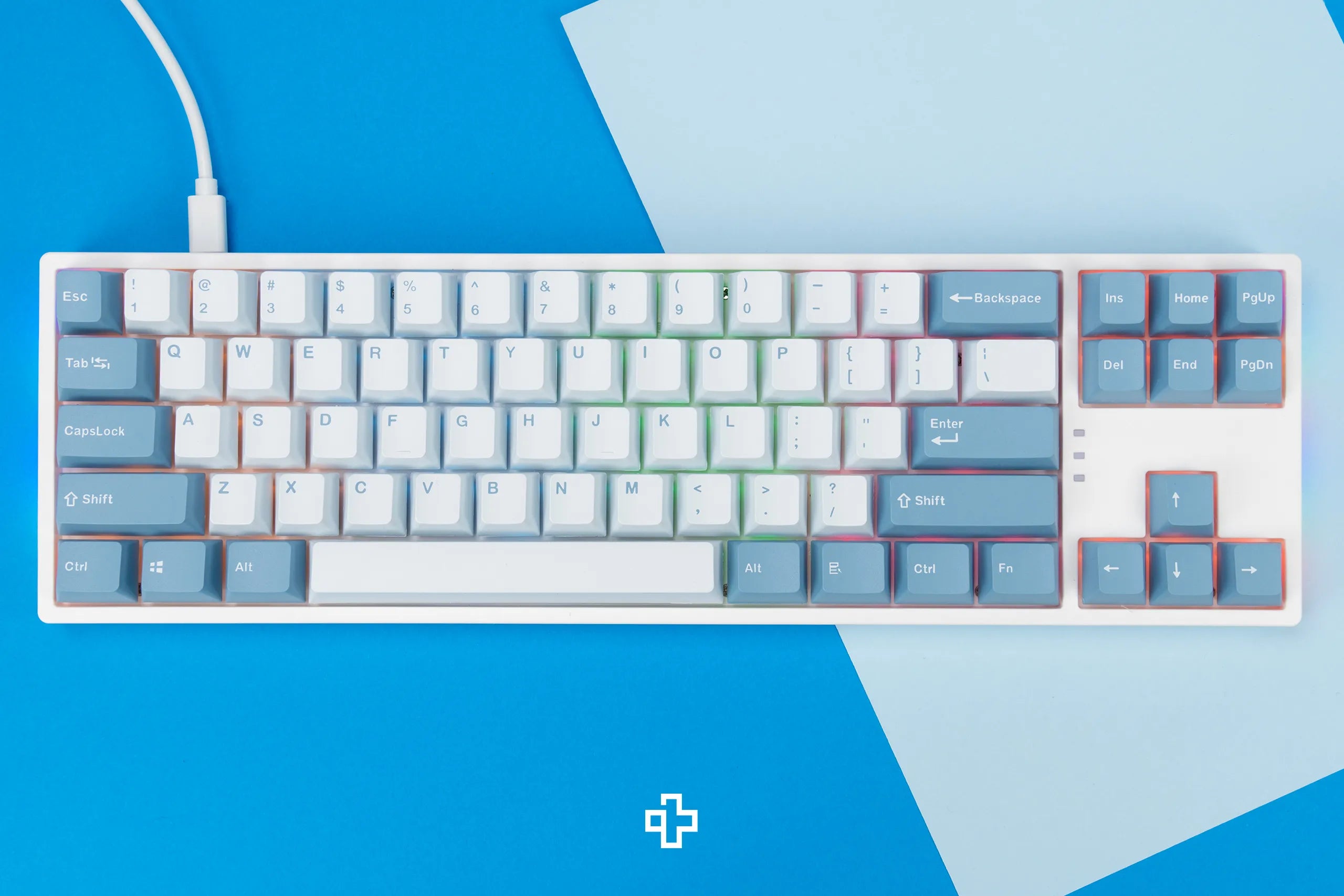 Set smak QwertyKey Iceberg PBT Double Shot Profil OEM