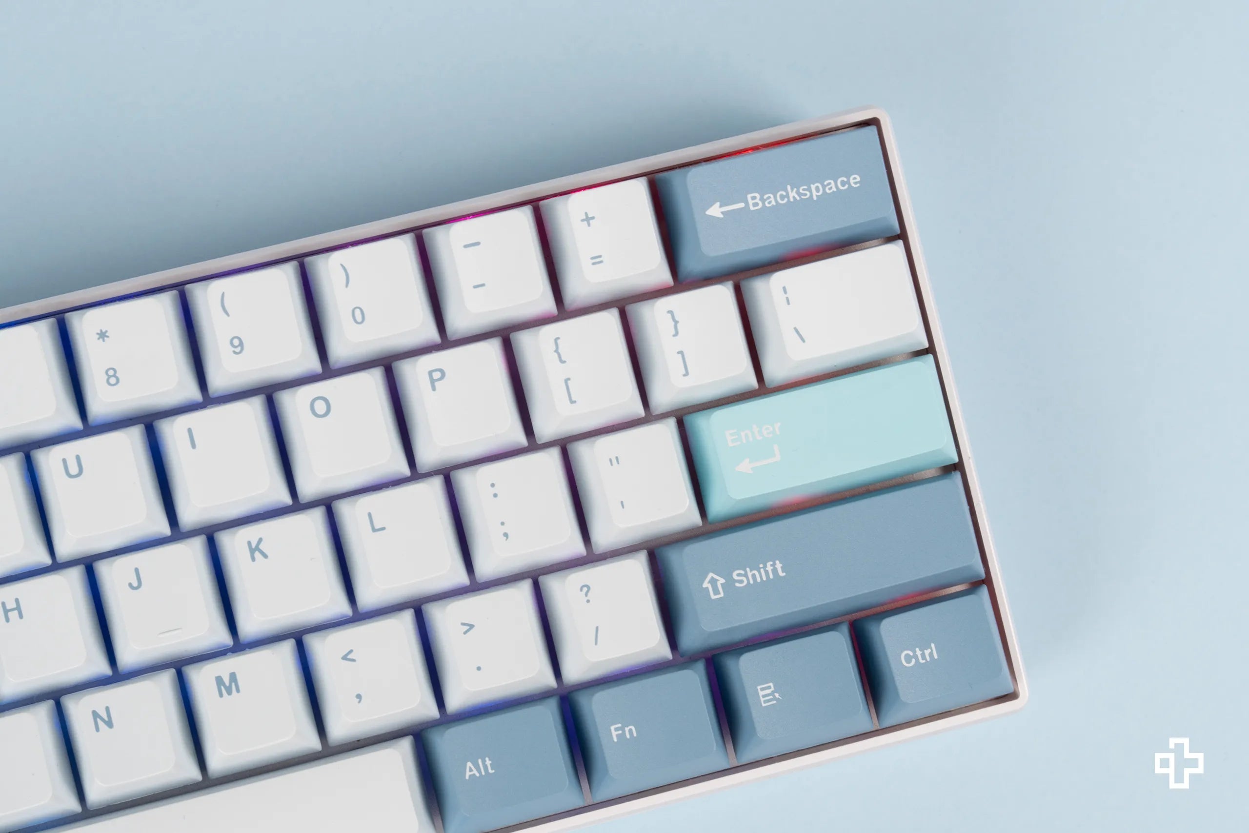 Set smak QwertyKey Iceberg PBT Double Shot Profil OEM