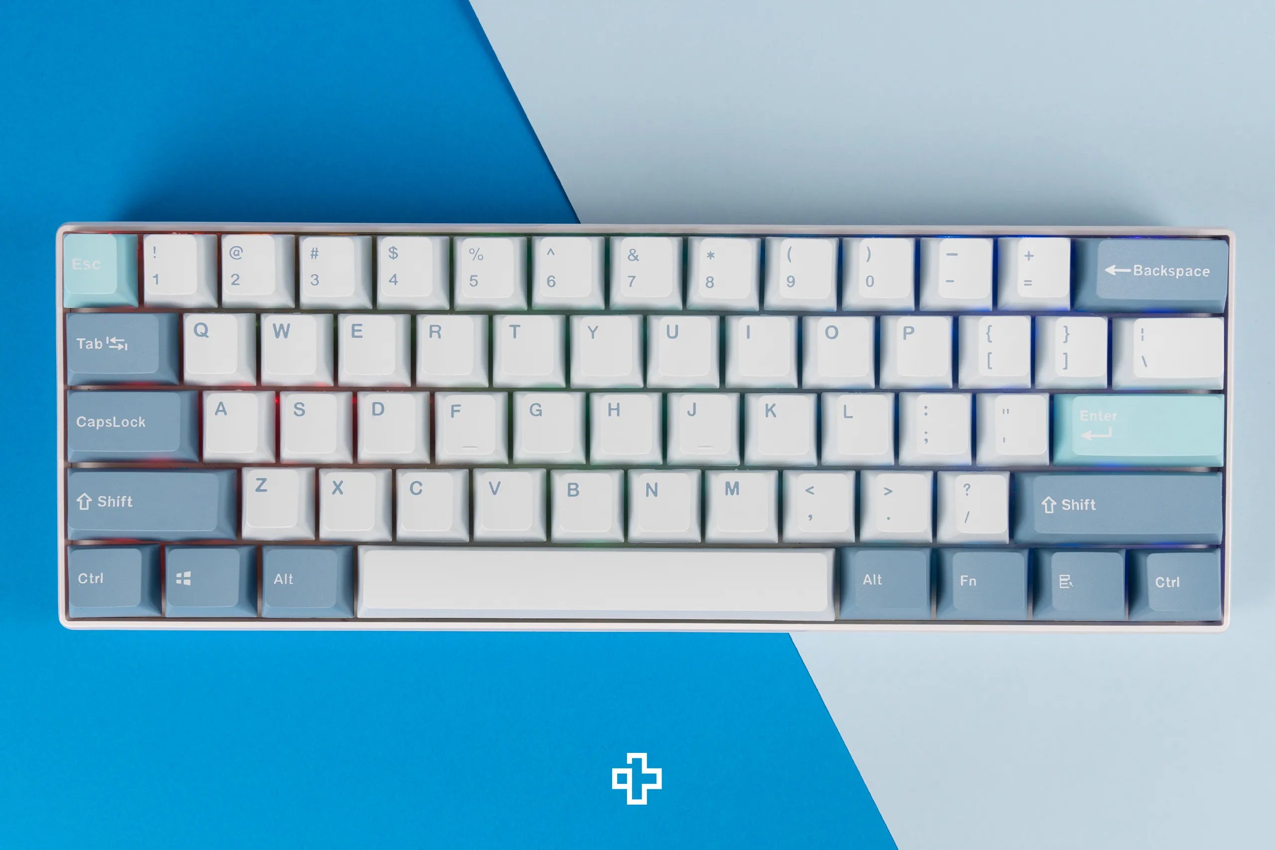 Set smak QwertyKey Iceberg PBT Double Shot Profil OEM