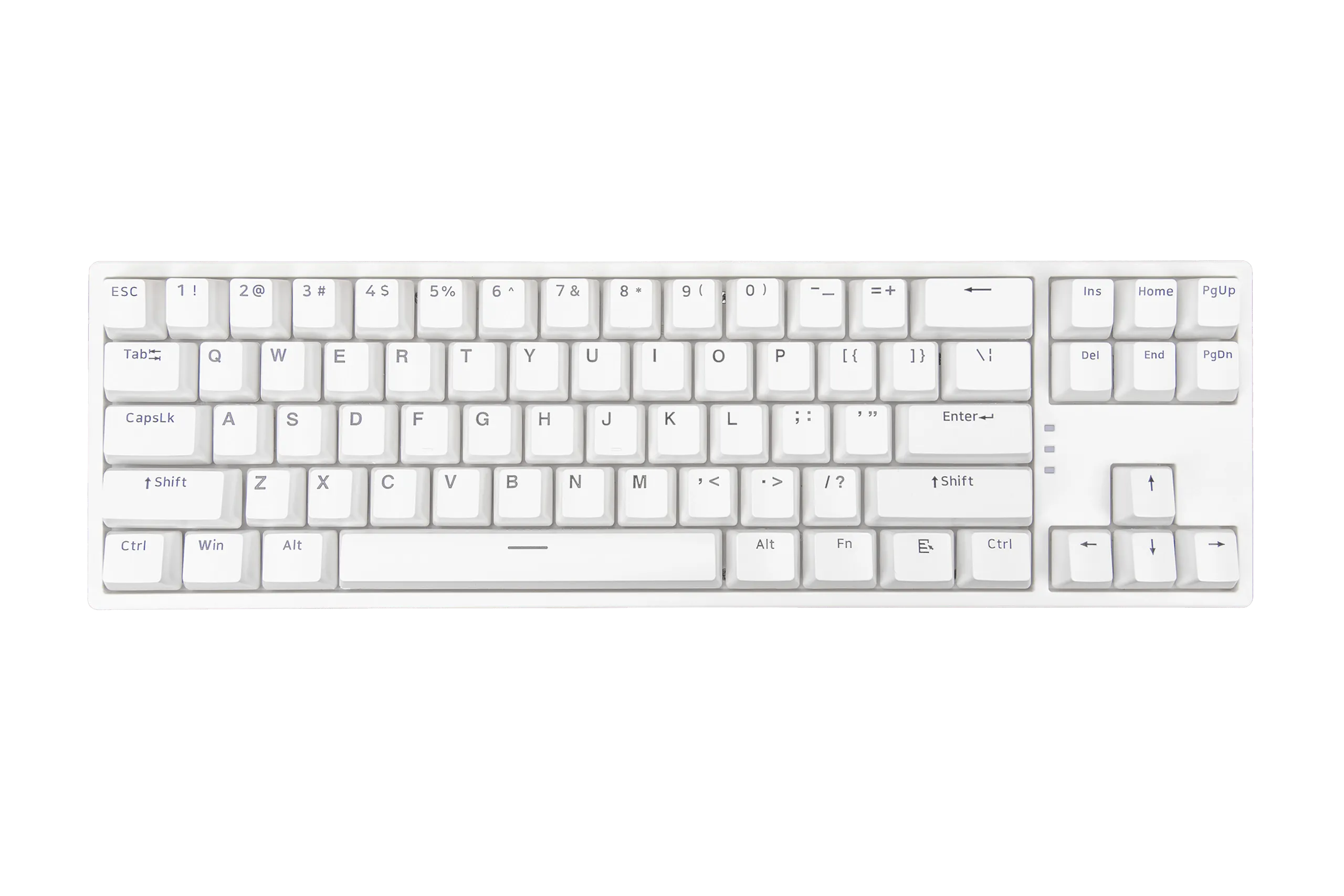 Establecer sabor QwertyKey BoW V2 Negro sobre Blanco PBT Doble Tiro Perfil OEM