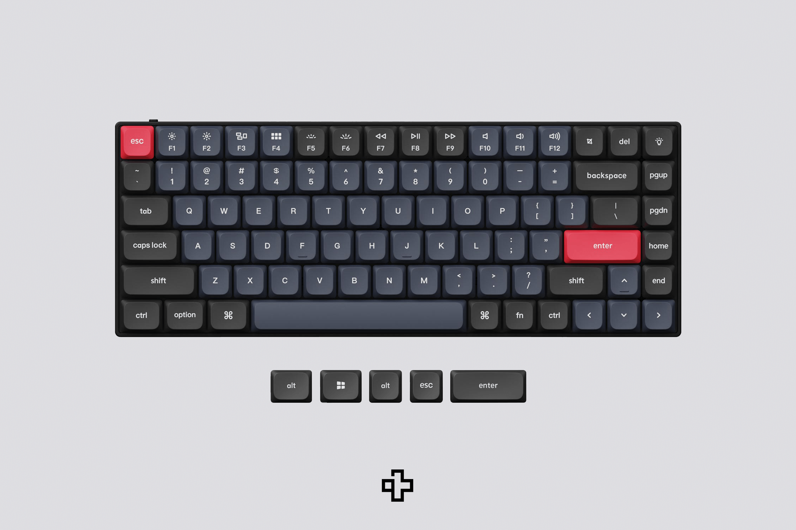 Keychron S1 Hotswap RGB Low Profile Aluminum Mechanical Keyboard