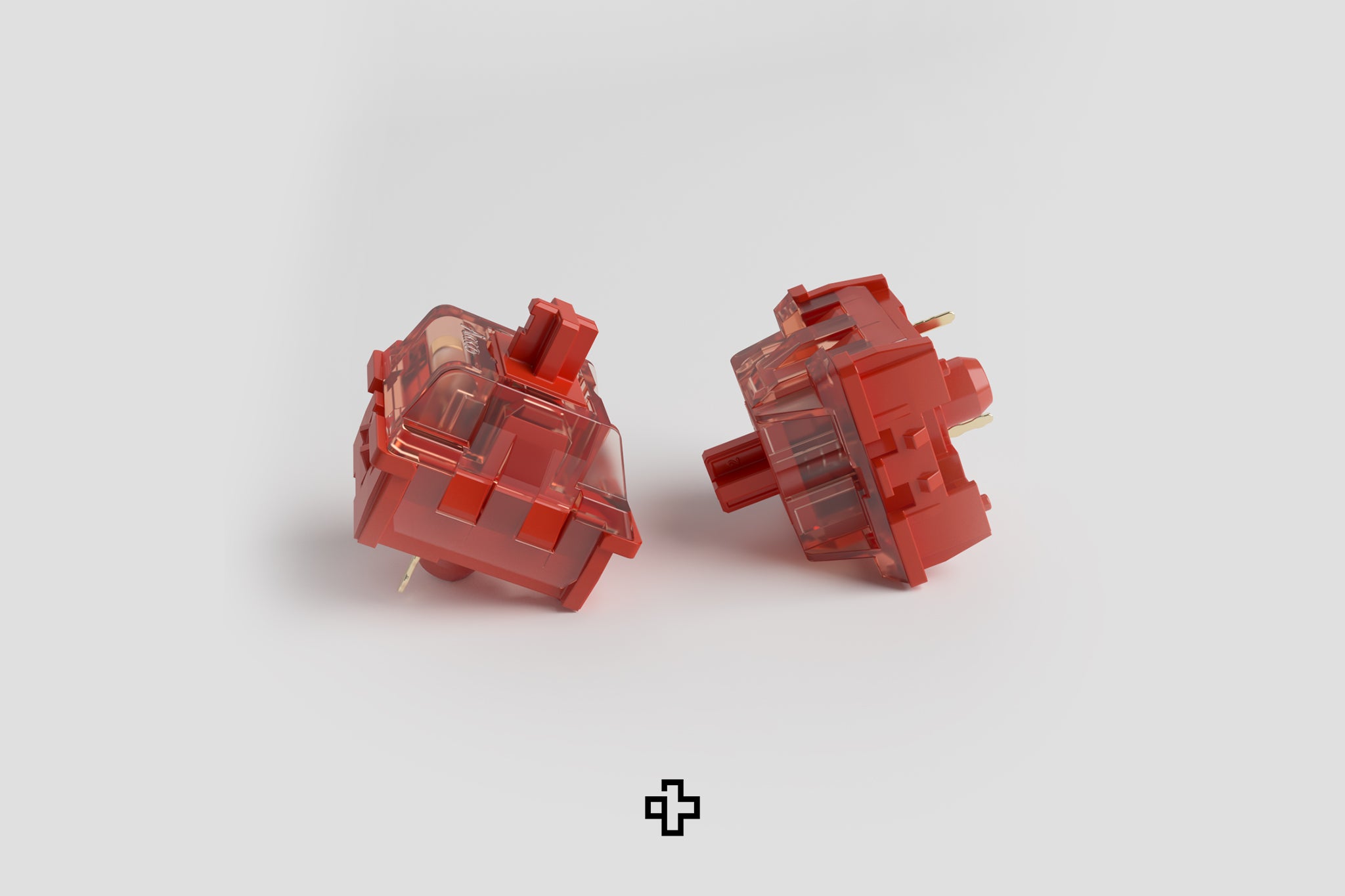 45 bucăți Akko Radiant Red Switchuri - QwertyKey