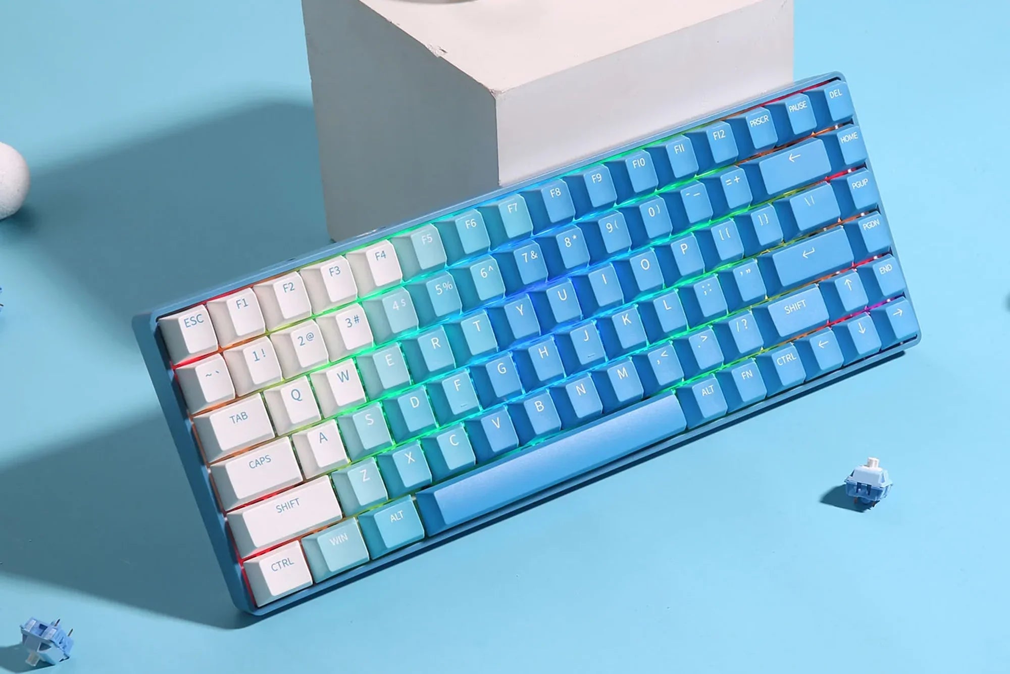 Dareu A84 Blue Ice Hotswap RGB Mechanical Keyboard