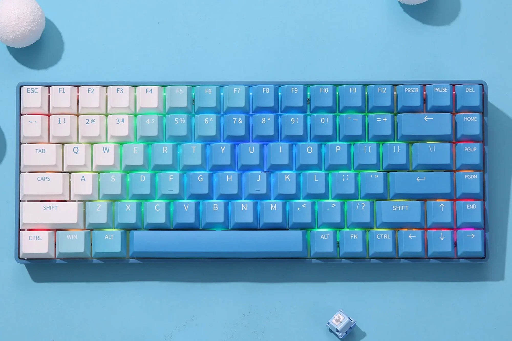 Dareu A84 Blue Ice Hotswap RGB Mechanical Keyboard