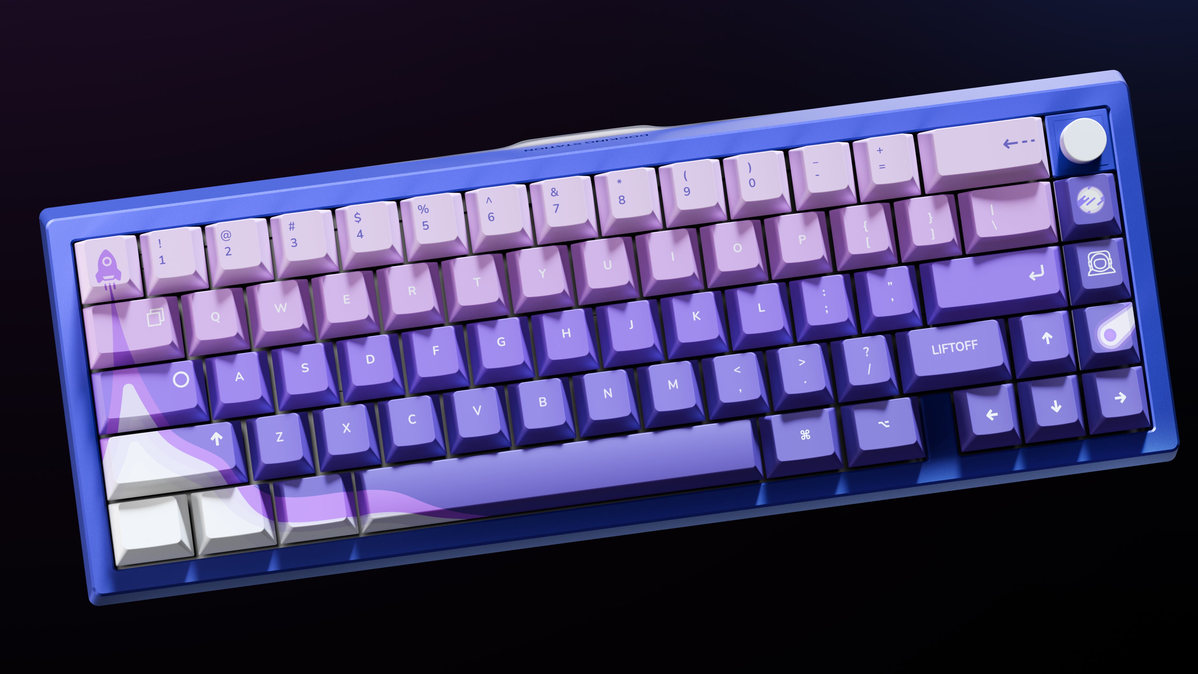 QwertyKey x Meletrix Zoom65 V3 Liftoff, tastatura Aluminio personalizada, Bluetooth, Inalámbrico, QMK/VIA, Full RGB