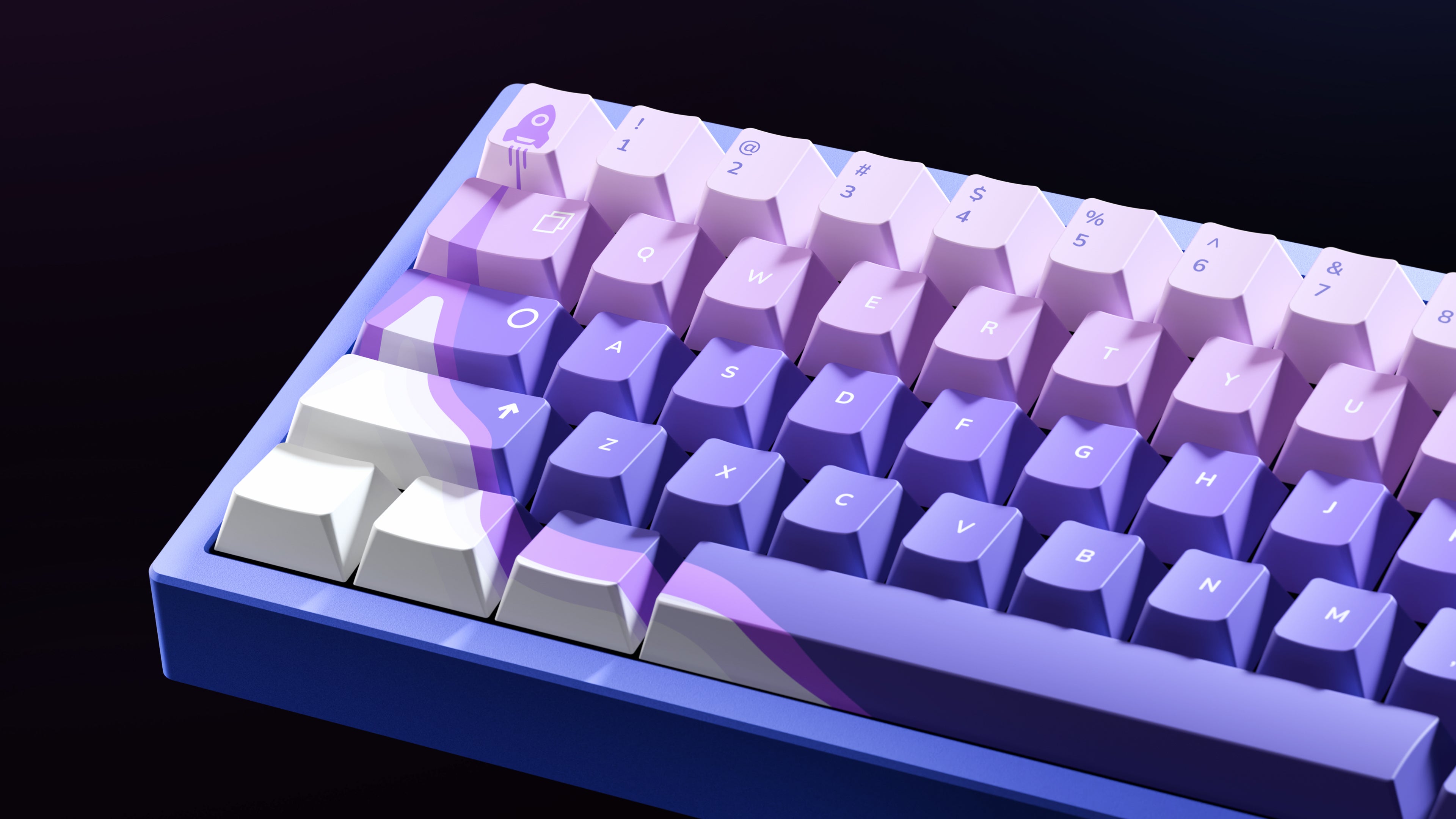 QwertyKey x Meletrix Zoom65 V3 Liftoff, tastiera in alluminio personalizzata, Bluetooth, Wireless, QMK/VIA, full RGB