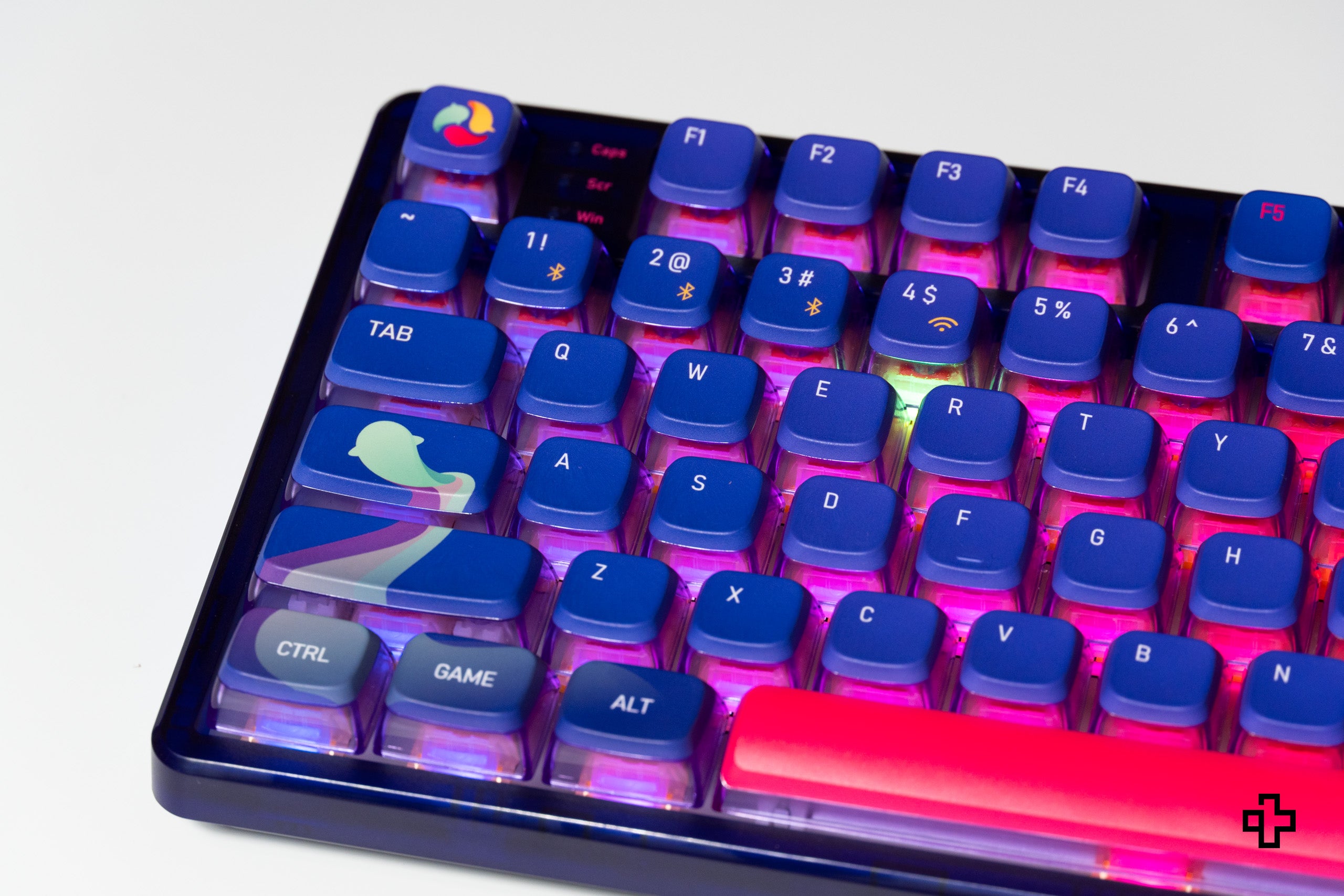 QwertyKey80 x Eneba Limited Edition Bluetooth vezeték nélküli Hotswap RGB QMK/VIA tömítésre szerelt Tastatura Mecanica Gaming cu Ecran