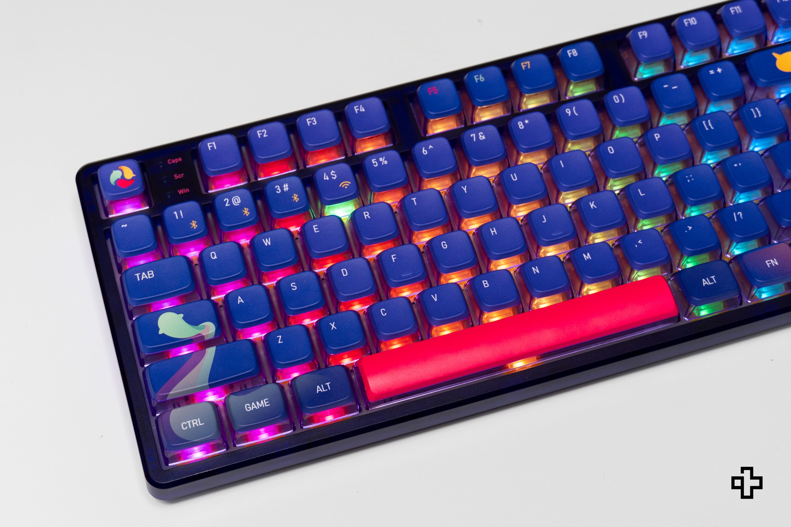 QwertyKey80 x Eneba Limited Edition Bluetooth Wireless Hotswap RGB QMK/VIA Gasket Mounted Mechanical Gaming Keyboard with Screen