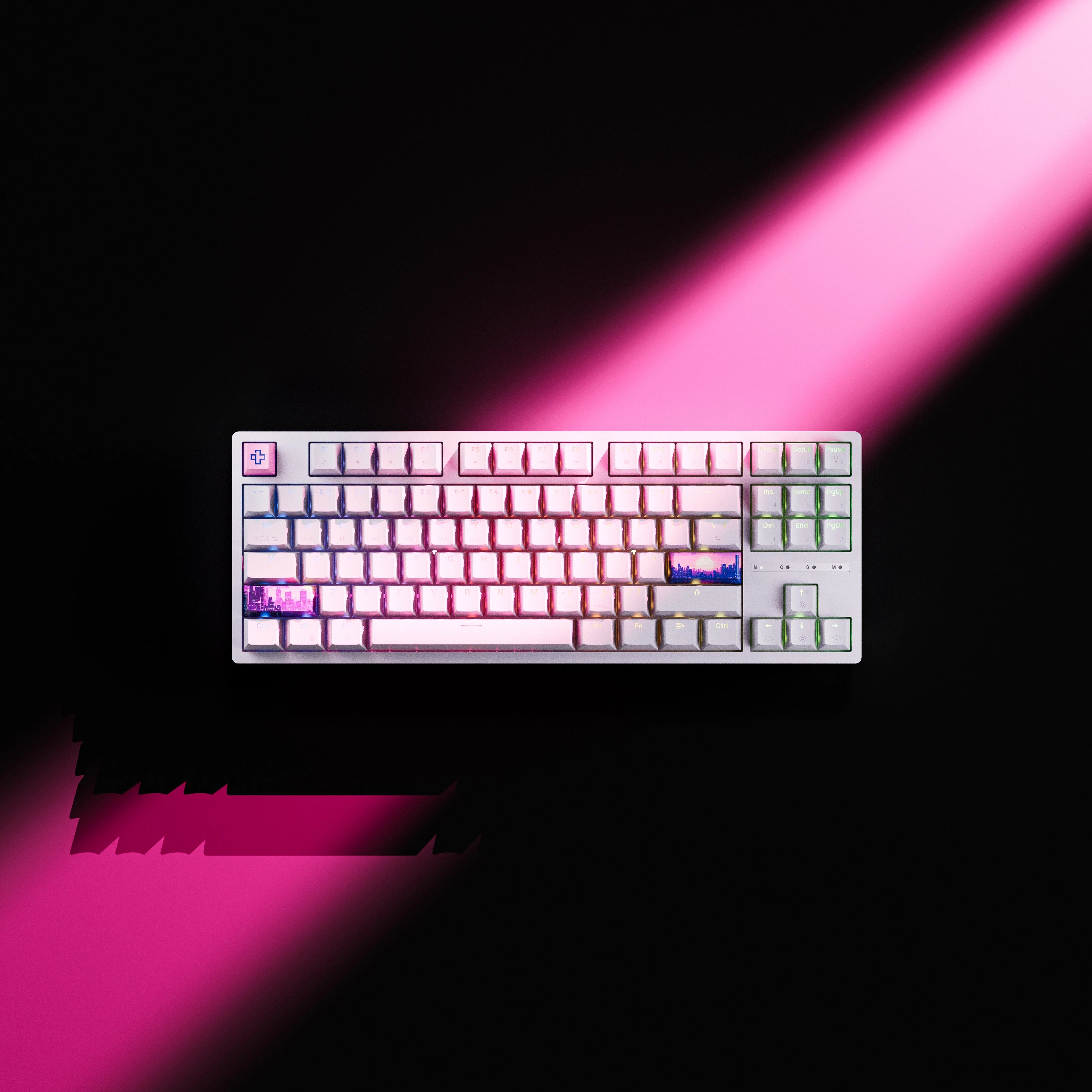 QwertyKey H87 Alba Bluetooth Vezeték nélküli Hotswap RGB Mechanikus Gaming Billentyűzet