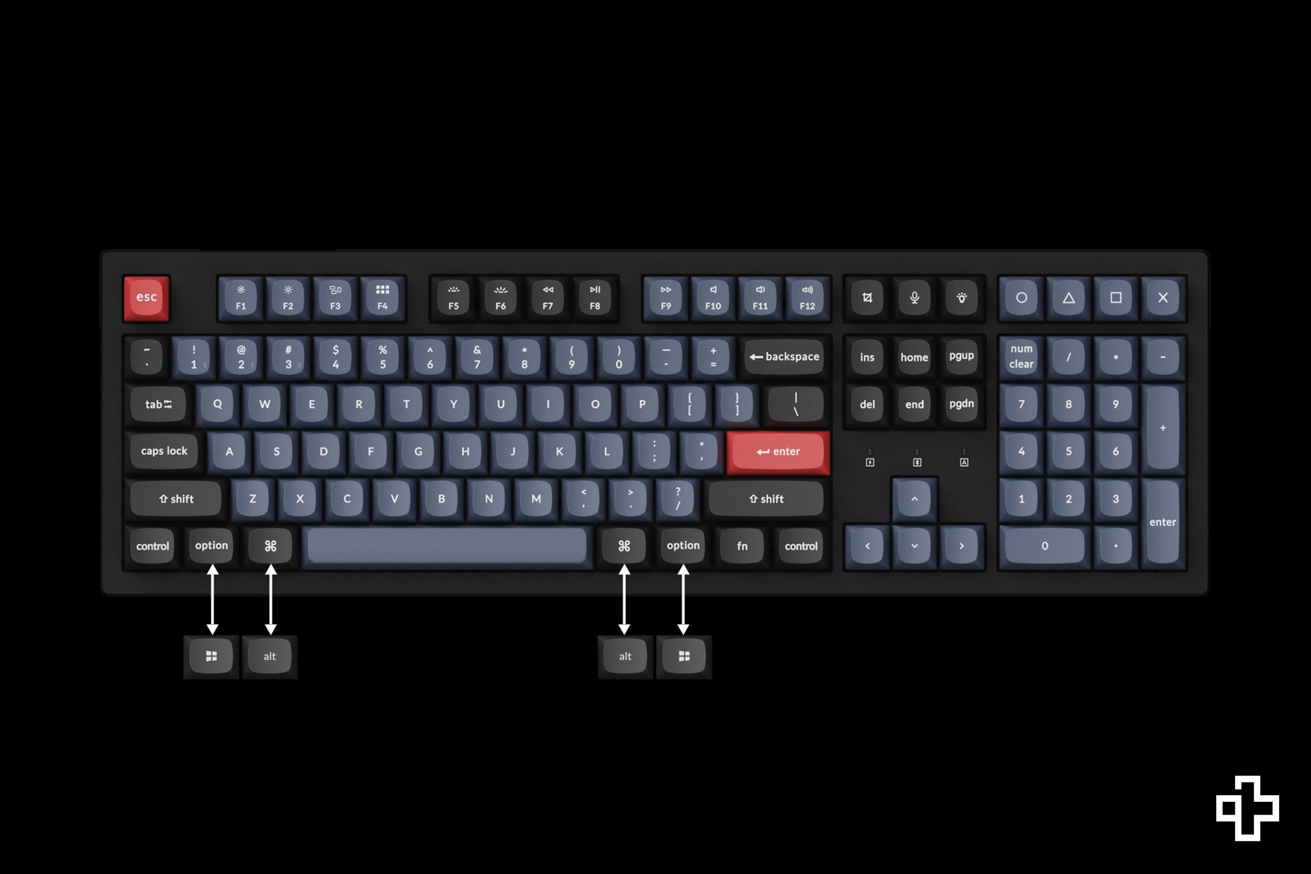 Keychron K10 Pro Hotswap RGB Tastatura Meccanica Wireless