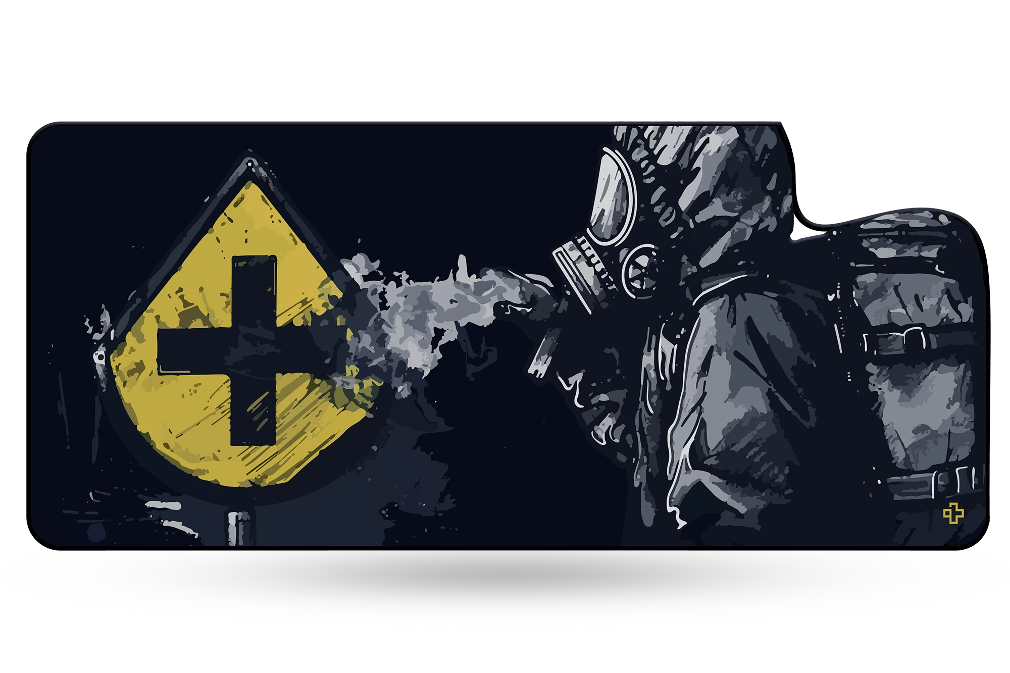 Deskmat Mousepad QwertyKey Fallout 4mm bordi cuciti
