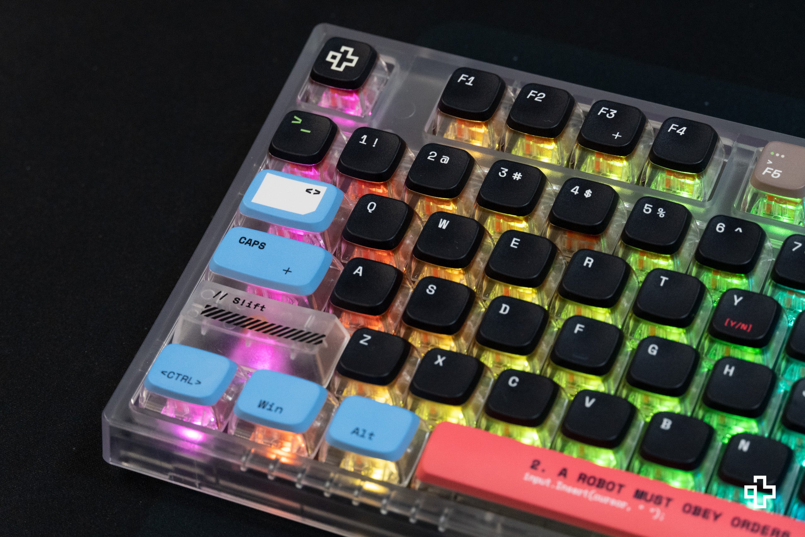 QwertyKey75 terminál Bluetooth vezeték nélküli hotswap RGB VIA/QMK tömítéssel szerelt Tastatura Mecanica Gaming