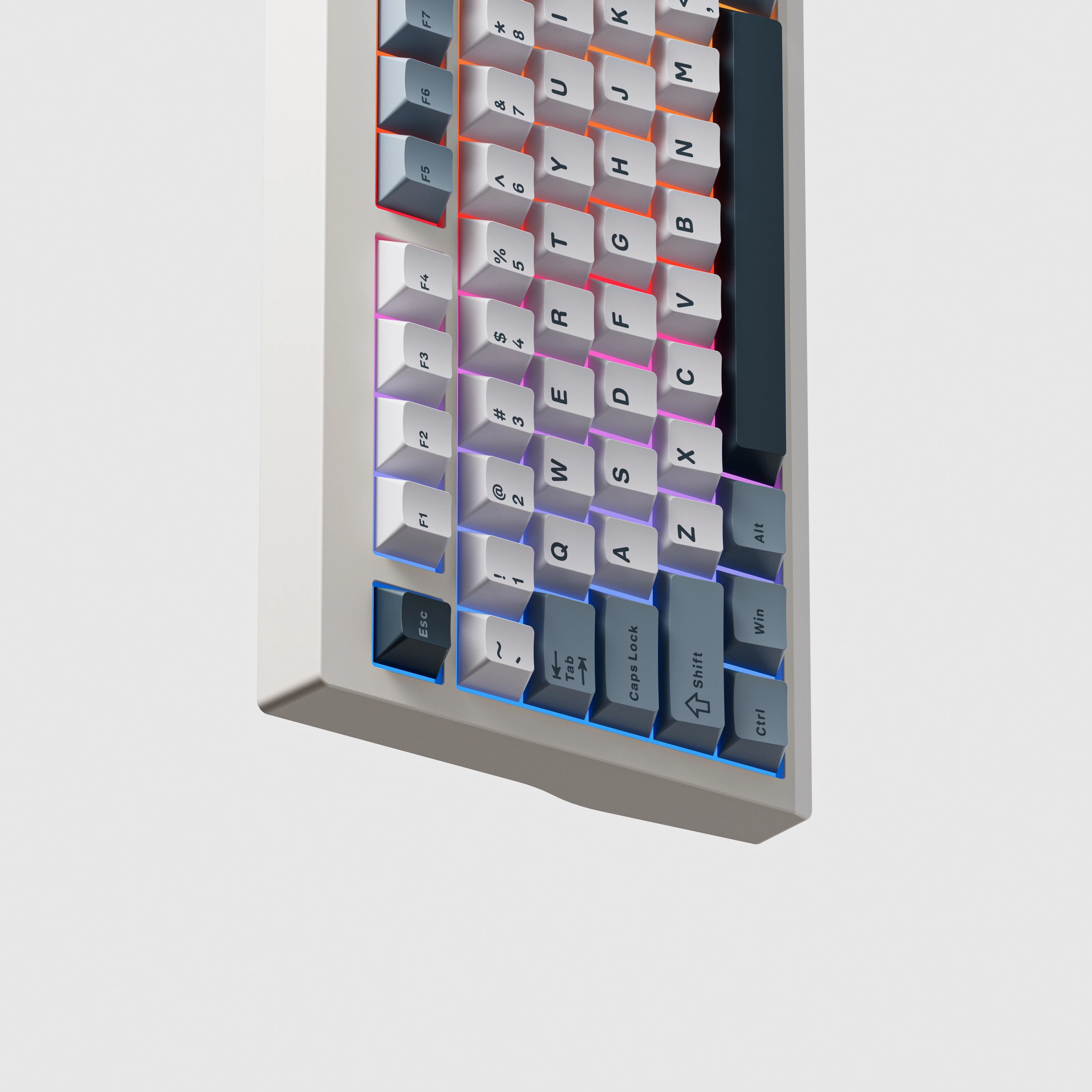 QwertyKey75 Pro V2 Alba Bluetooth Wireless Hotswap RGB Web Software Gasket Mounted Tastatura Mecanica Gaming